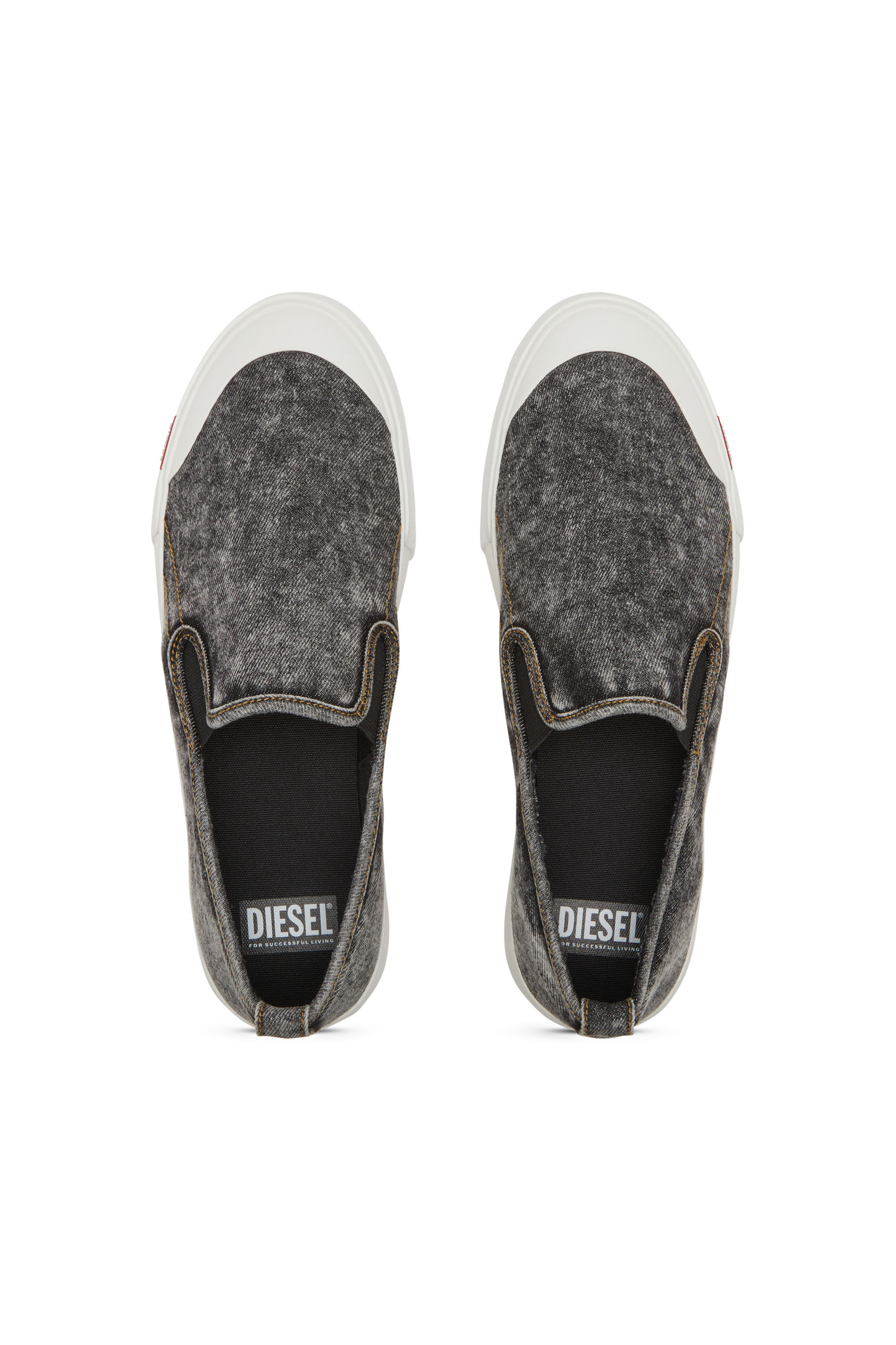 Diesel - S-ATHOS NMD SO, Herren S-Athos-Slip-on-Sneakers aus Denim in Schwarz - 6