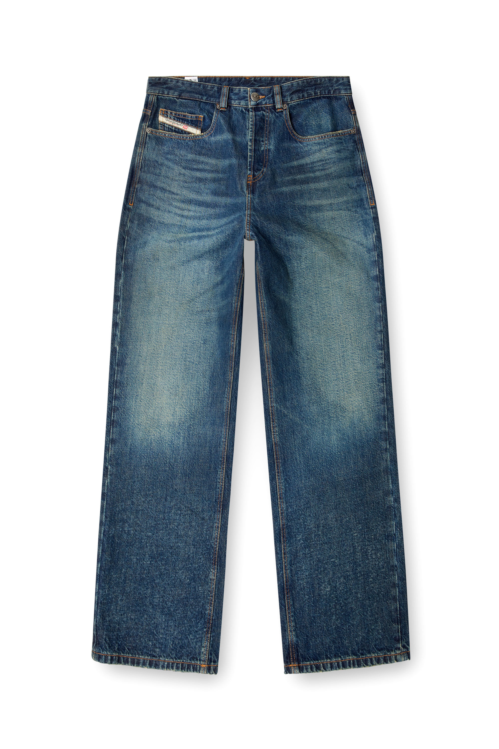 Diesel - Herren Relaxed Jeans 2001 D-Macro 0ABDJ, Mittelblau - 2