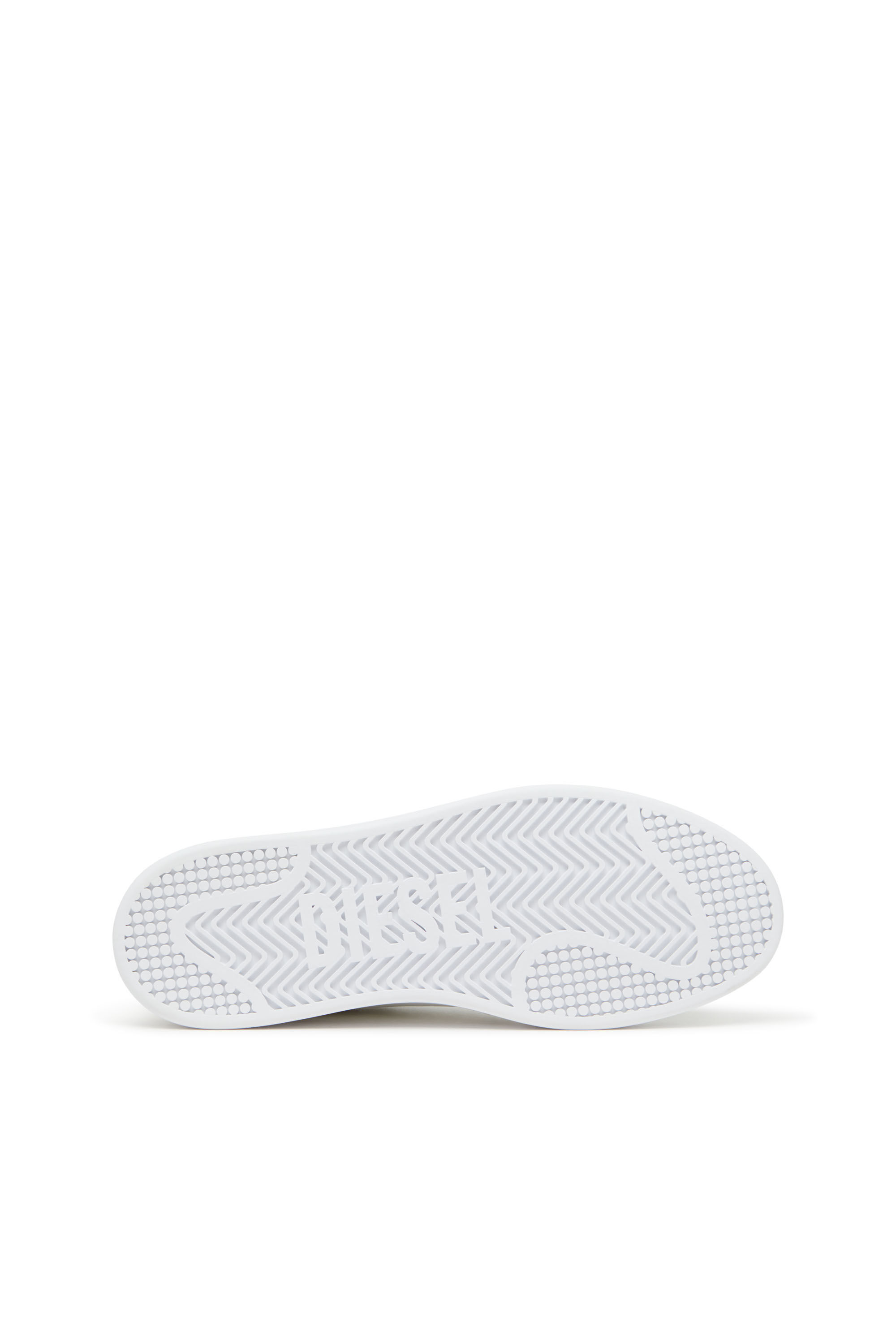 Diesel - S-DAKOTA LOW, Herren S-Dakota-Sneakers aus Leder mit perforiertem Logo in Weiss/Grün - 5