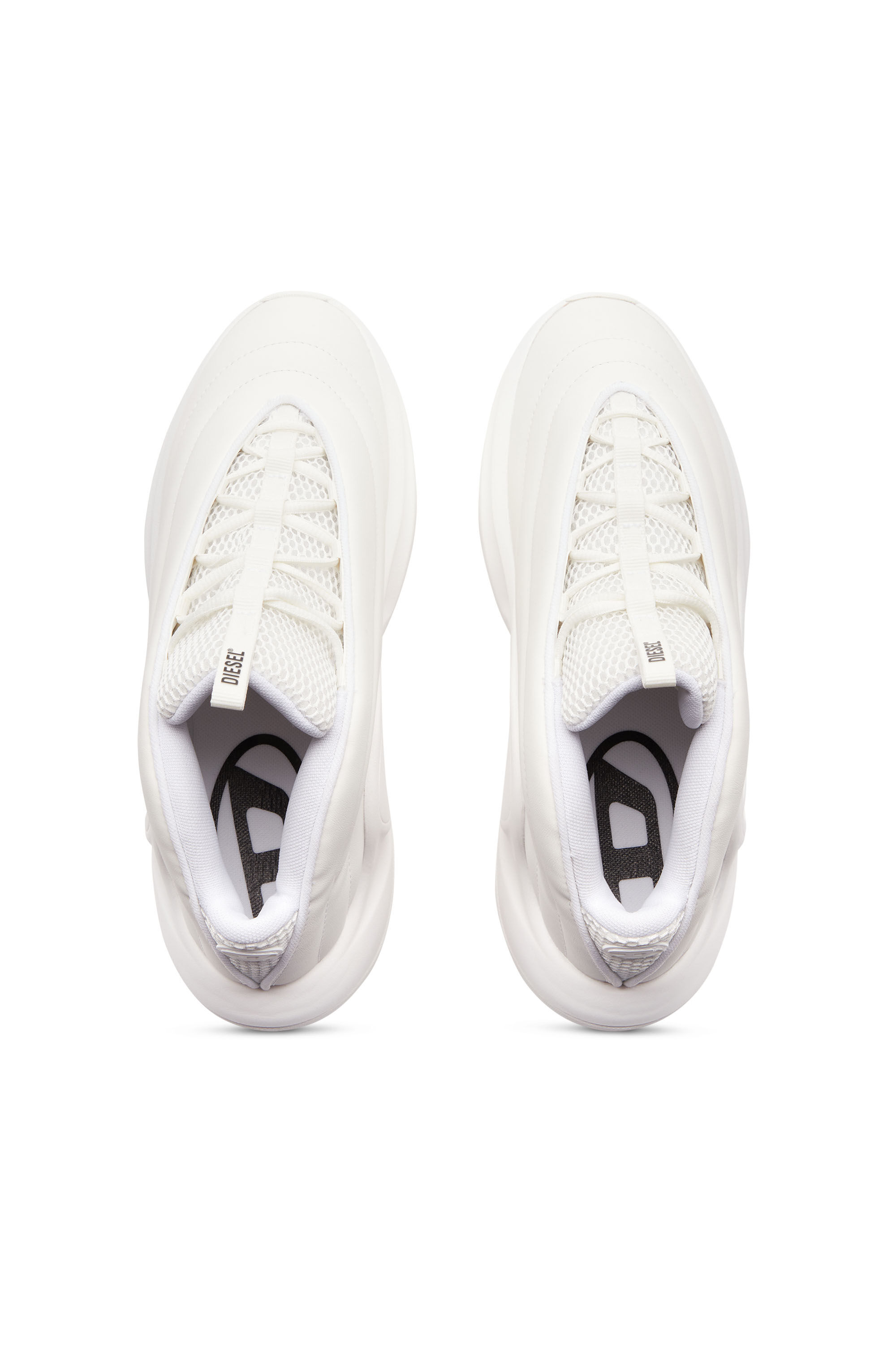 Diesel - S-D-RUNNER X, Unisex S-D-Runner X-Schlupfsneakers mit mattem Oval D-Spann in Weiß - 5