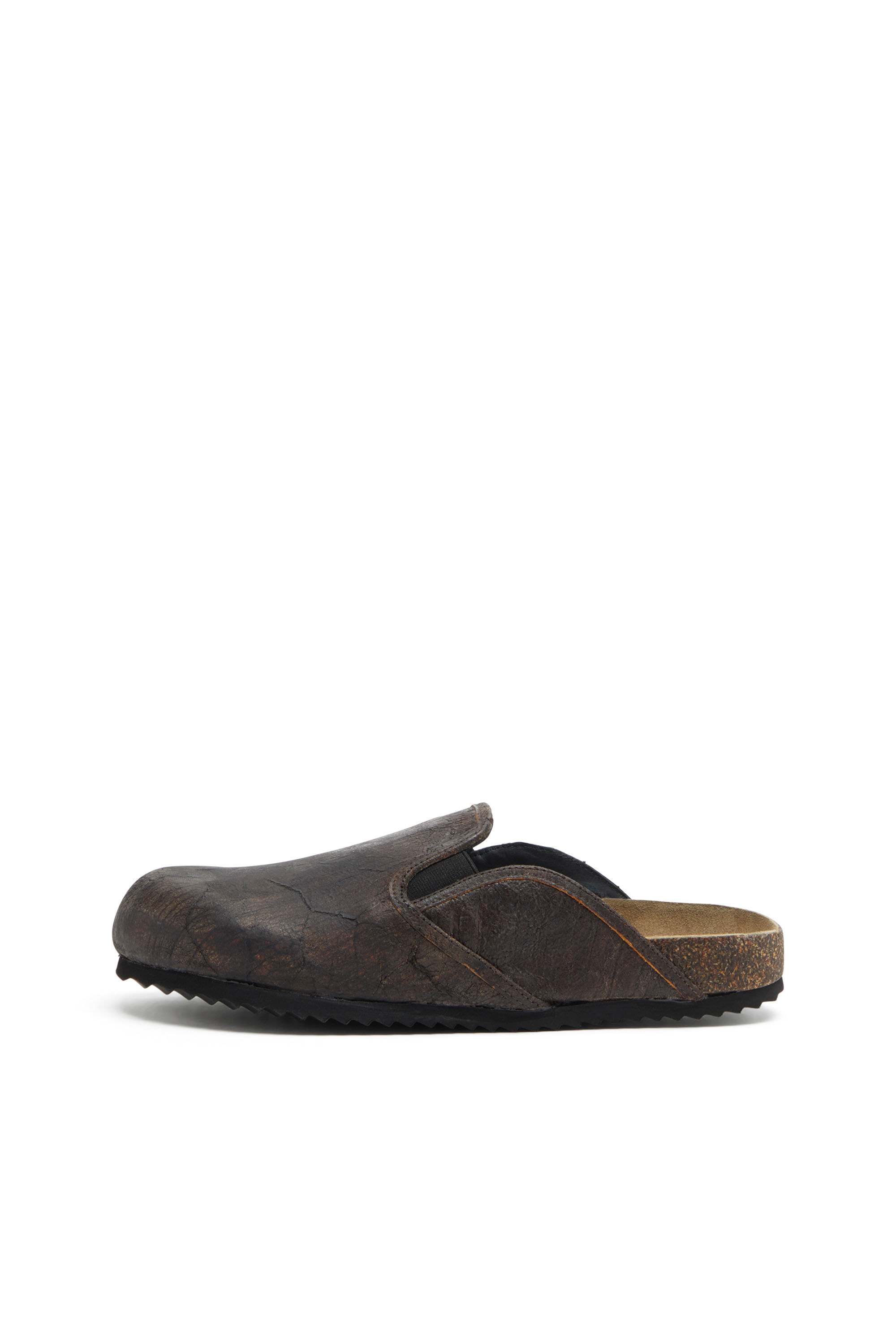 Diesel - D-WOODSTOCK SLIP-ON, Herren D-Woodstock-Clogs aus Wildleder in gerissener Optik in Braun - 7