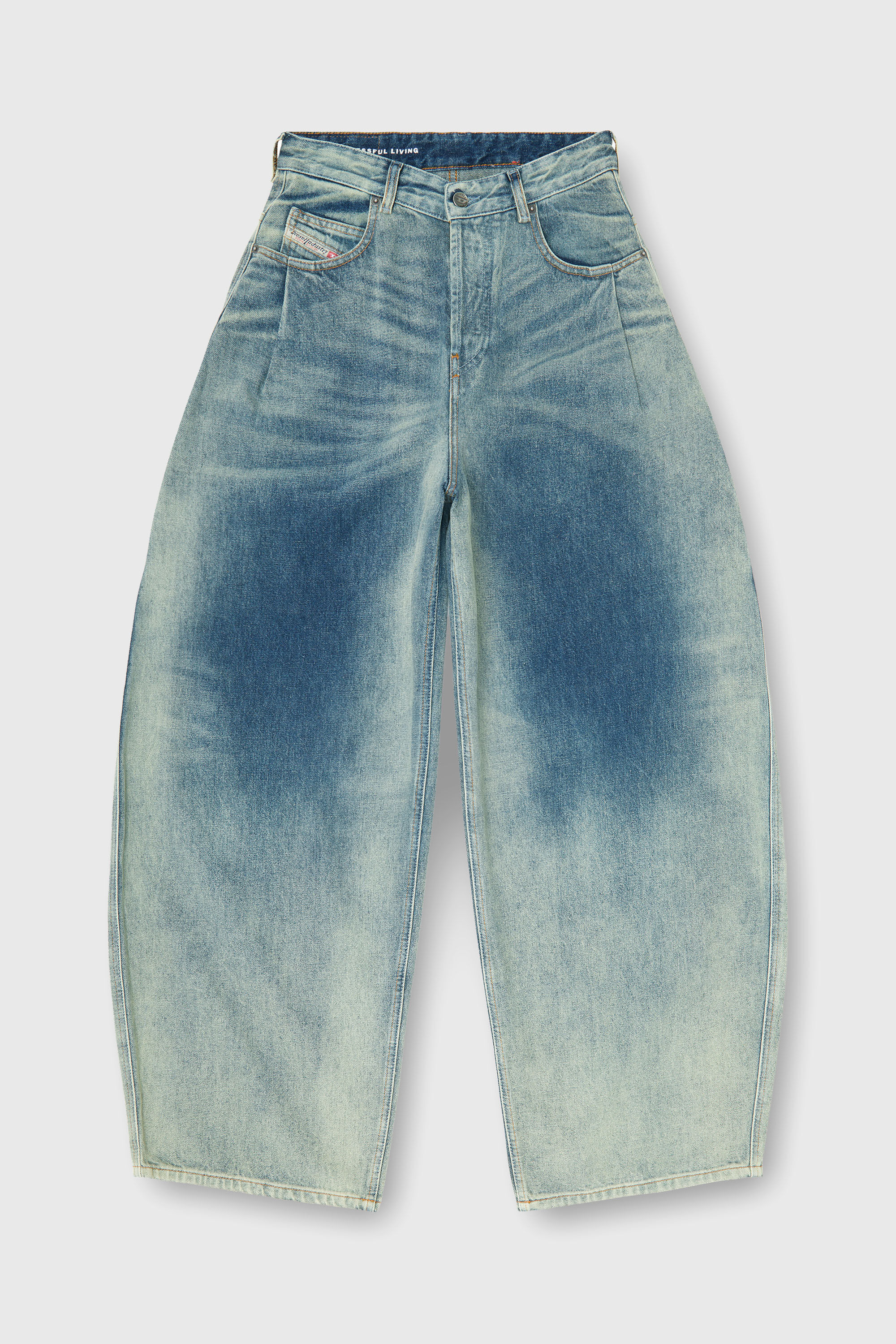 Diesel - Damen Relaxed Jeans 1987 D-Khelz 007EF, Mittelblau - 6