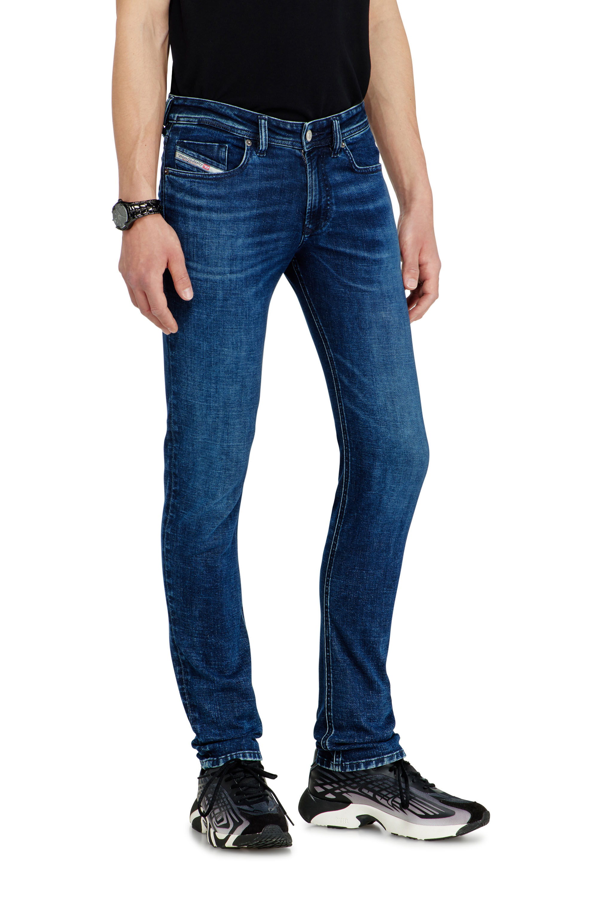 Diesel - Herren Skinny Jeans 1979 Sleenker 0KBBD, Dunkelblau - 7