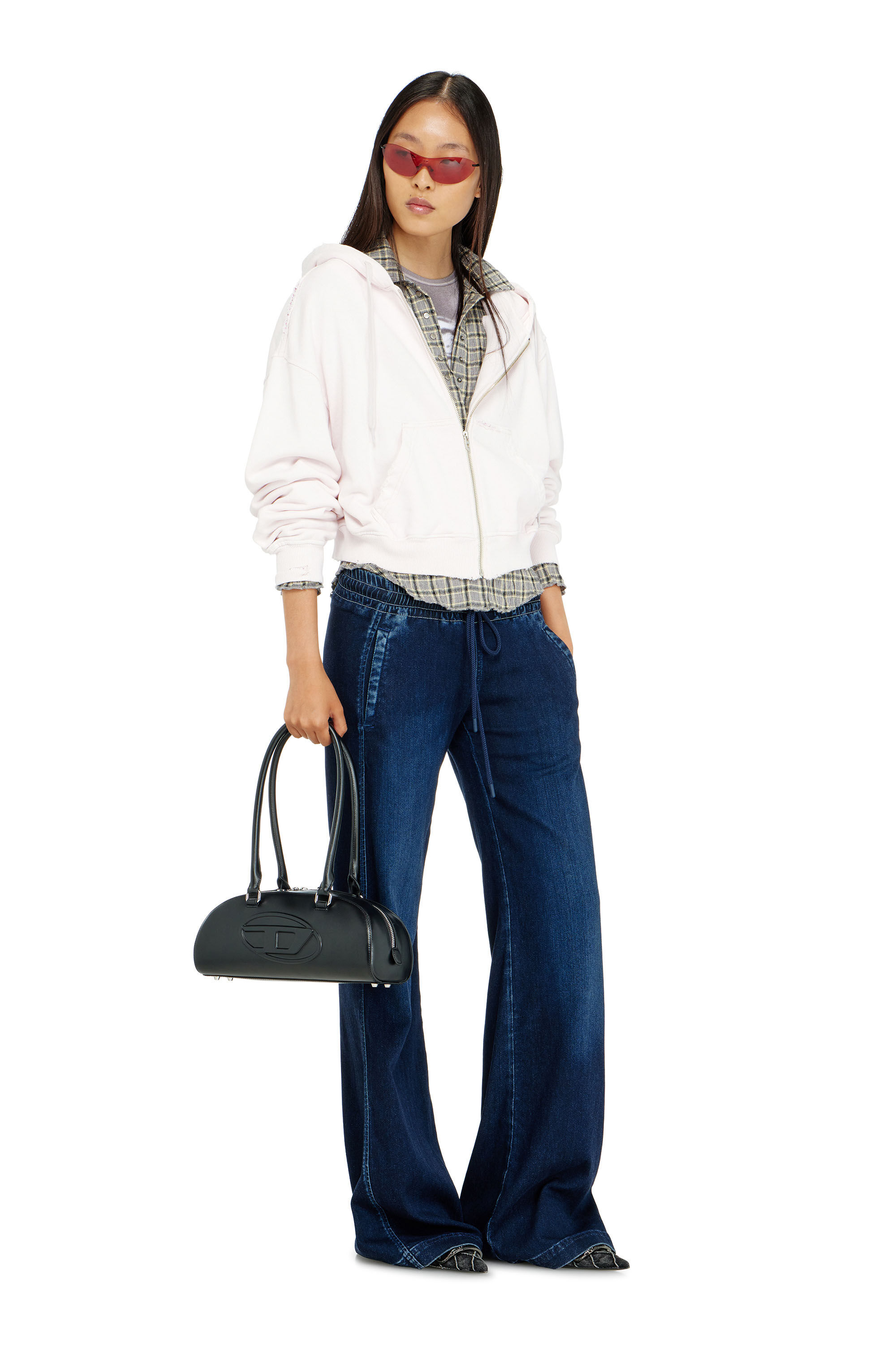 Diesel - Damen Relaxed 2078 D-Ainty Joggjeans&reg; 09P96, Dunkelblau - 1