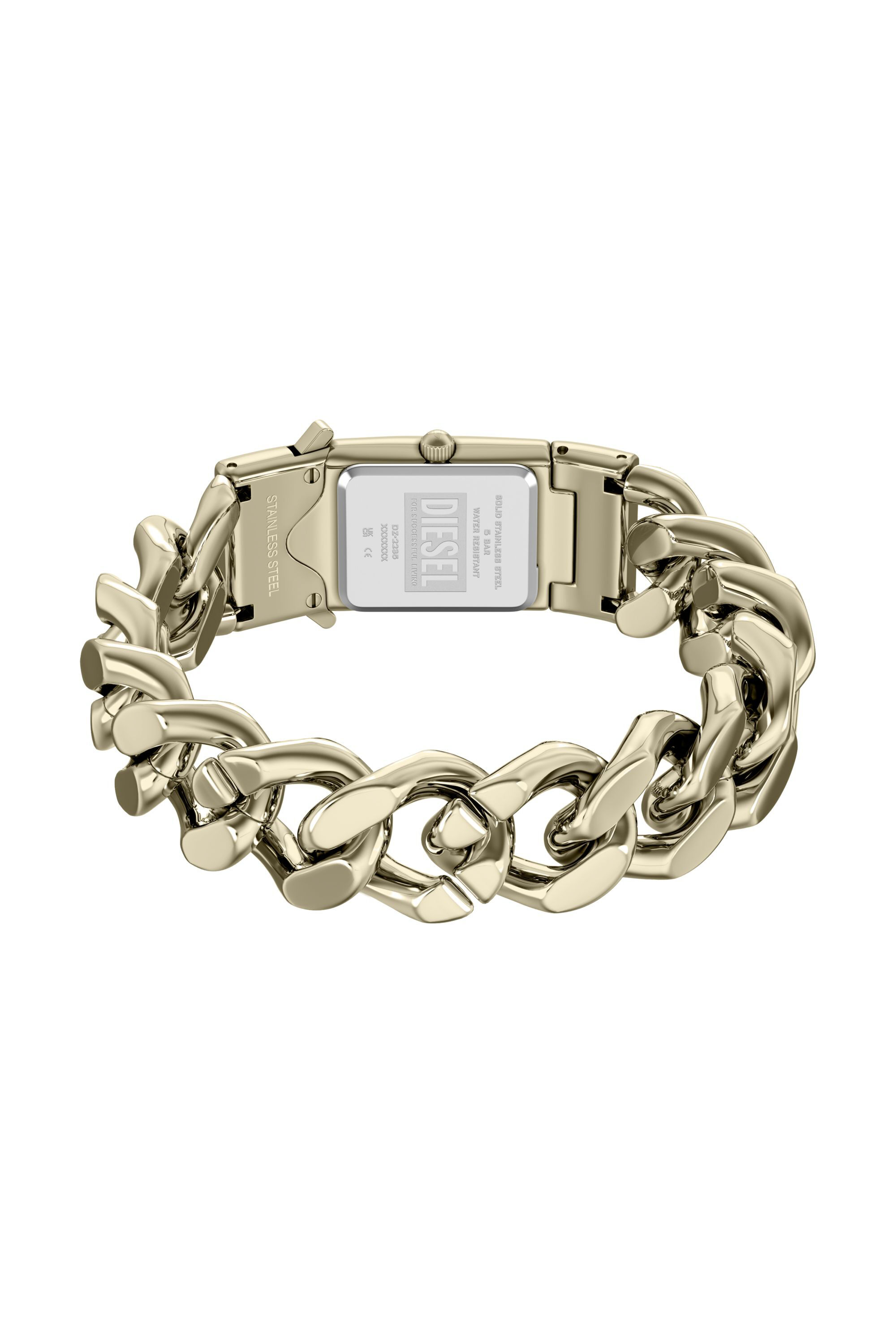 Diesel - DZ2235 WATCH, Herren Closer Drei aus goldfarbenem Edelstahl in Gold - 5