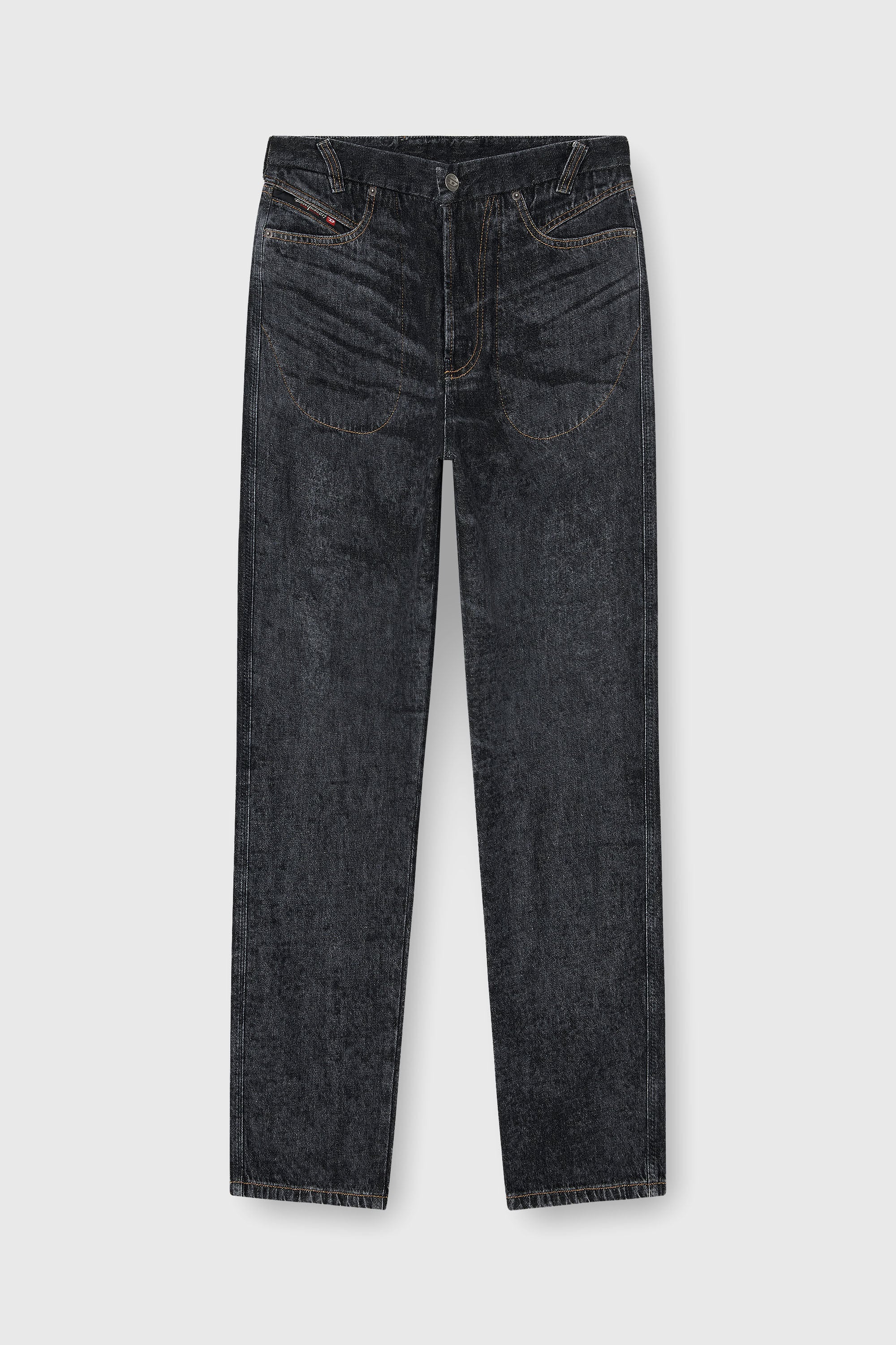 Diesel - Herren Relaxed Jeans D-Marcus 09Q24, Schwarz/Dunkelgrau - 6