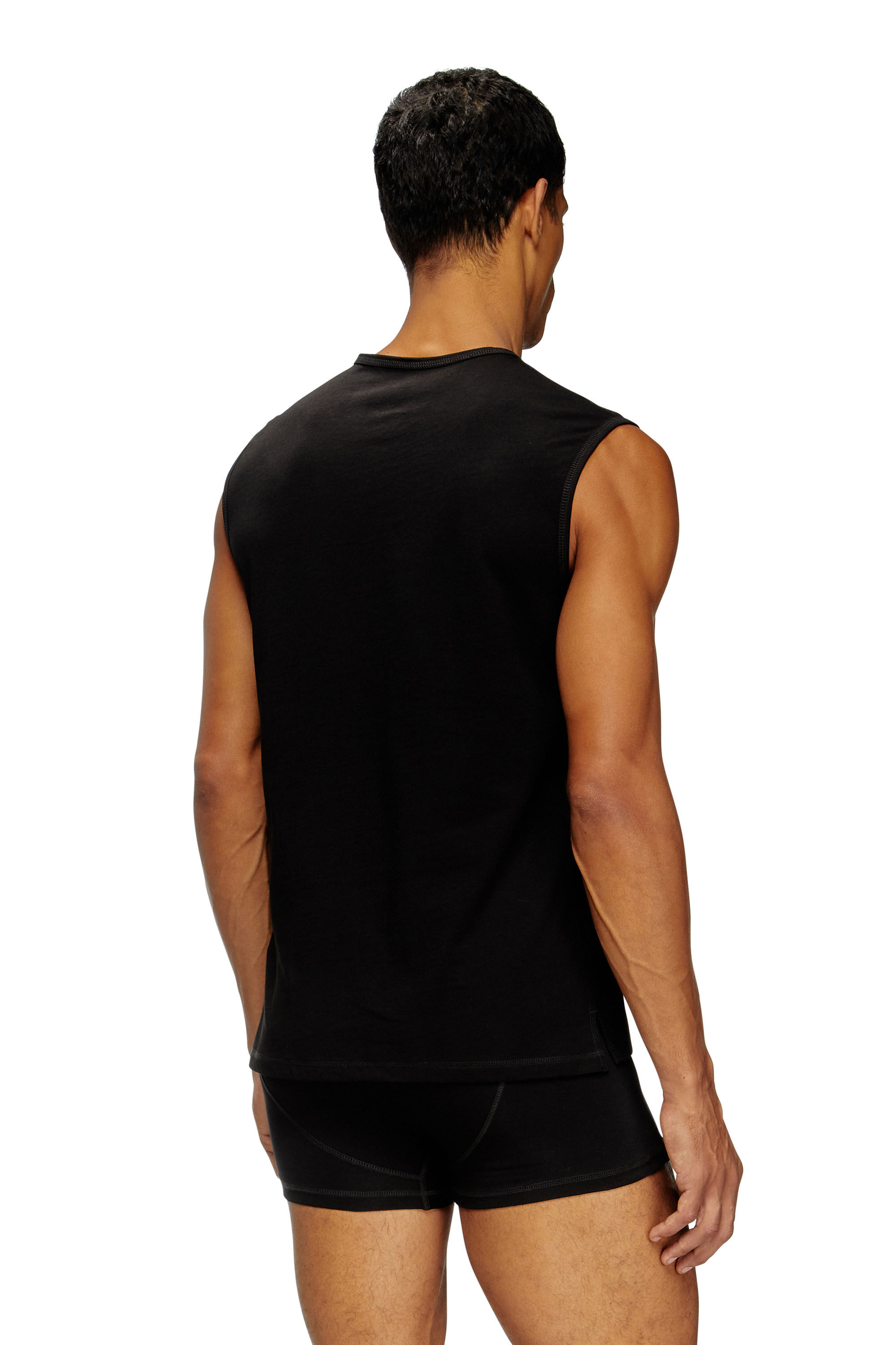 Diesel - TOM-UTLT-2PACK, Herren Tanktop im Zweierpack in Schwarz - 4