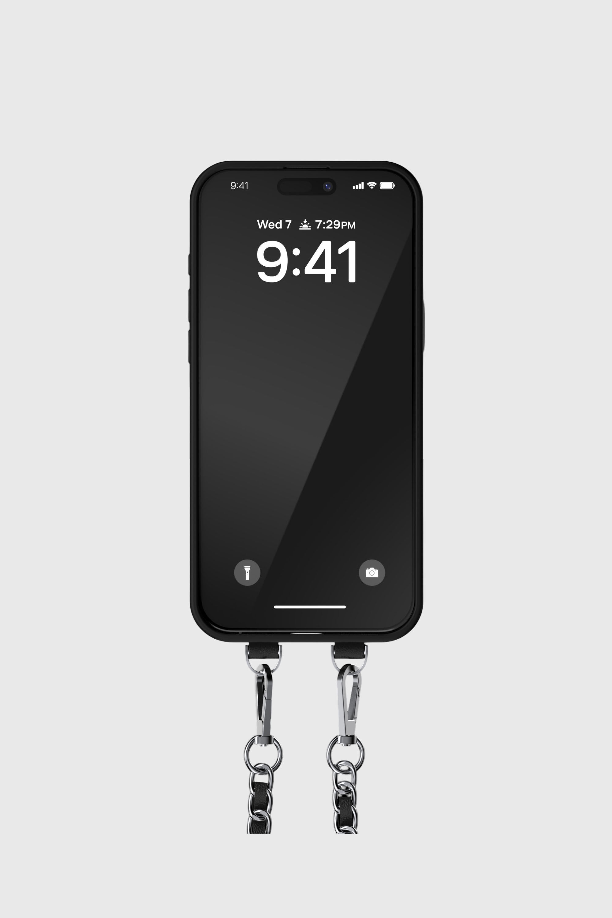 Diesel - 60663 MOULDED CASE, Unisex's Oval D case with wrist strap and MagSafe for iPhone 17 Pro Max in Black - 5
