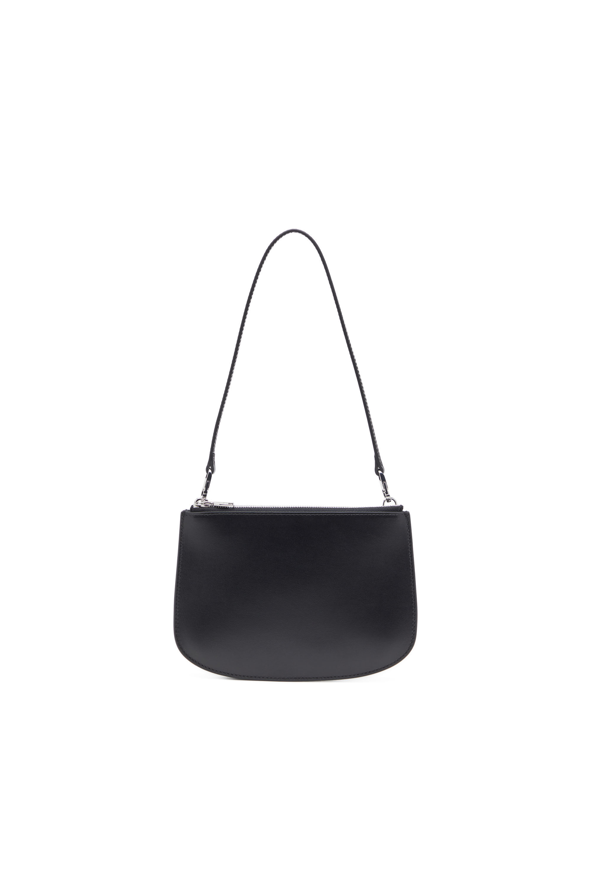 Diesel - 1DR TWIN, Damen 1DR Twin-Schultertasche mit Doppelbeutel aus bedrucktem Leder in Schwarz - 3