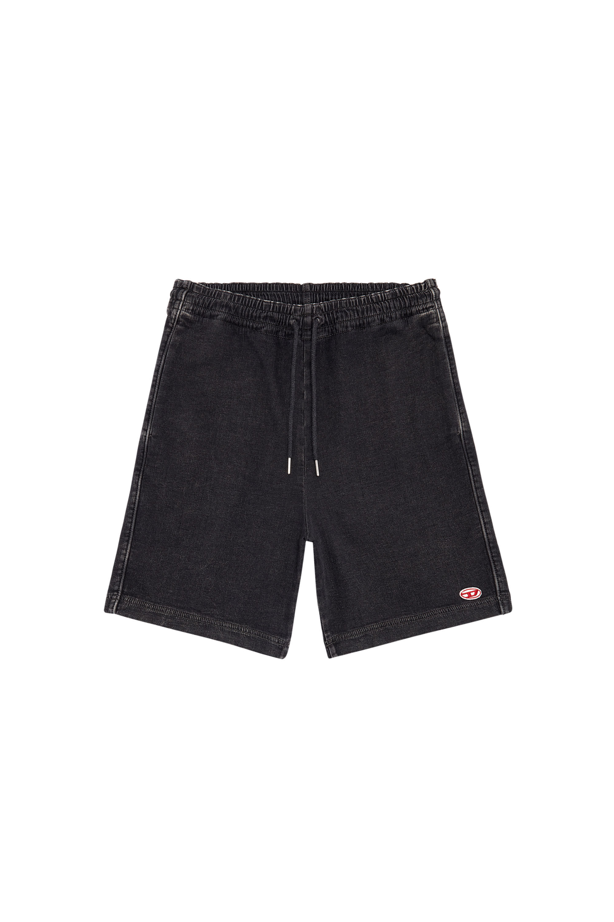 Diesel - D-BOXY TRACK DENIM SHORTS, Schwarz/Dunkelgrau - Image 2