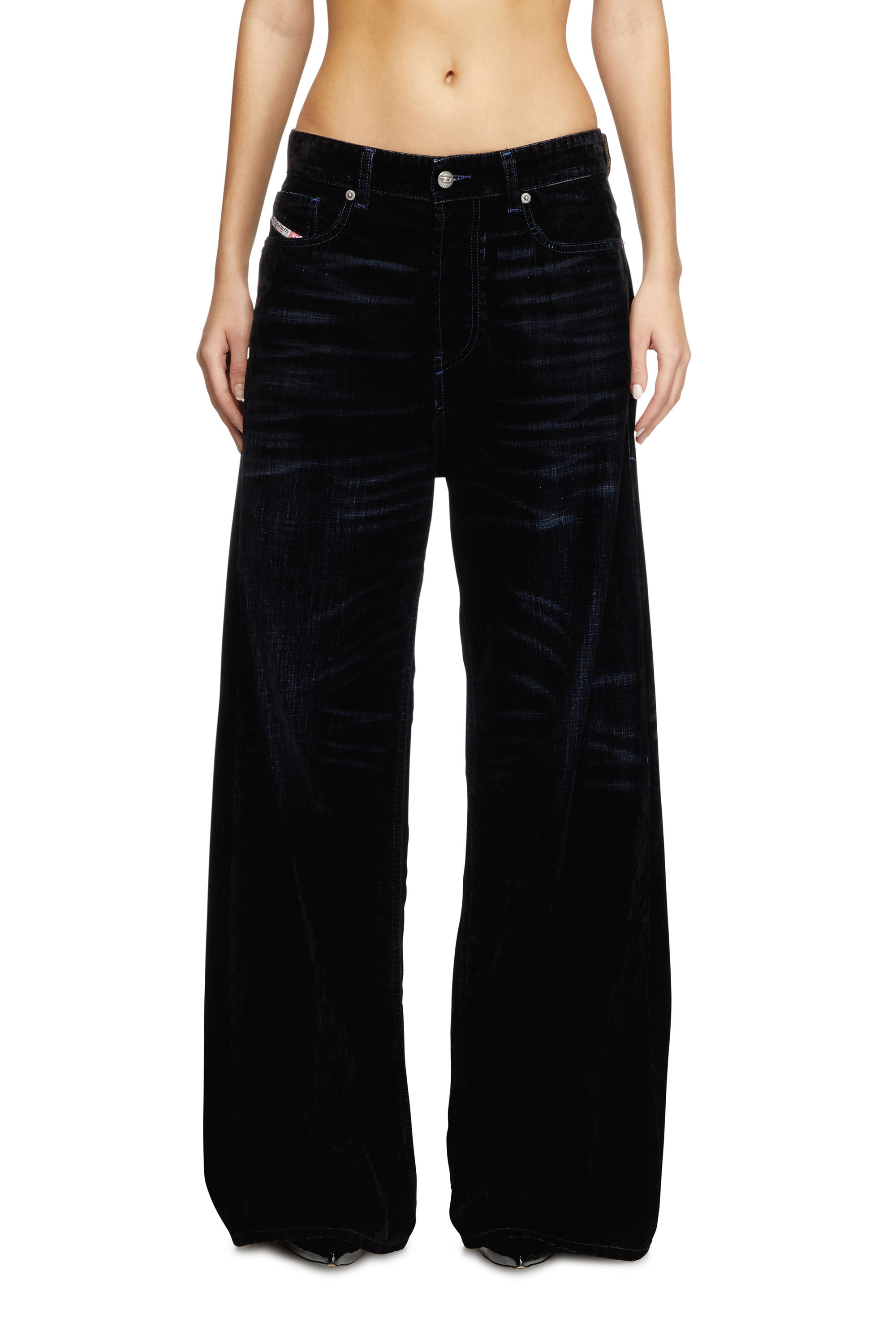Diesel - Damen Relaxed Jeans 1996 D-Sire 068QY, Dunkelblau - 3