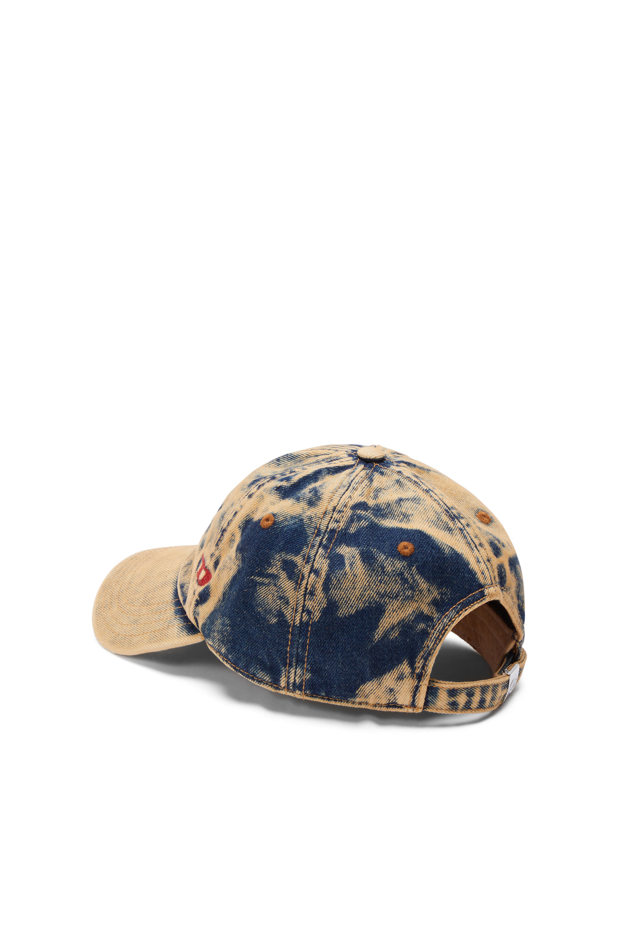 Diesel - C-SAB, Herren Basecap aus behandeltem Denim in Beige/Blau - 2