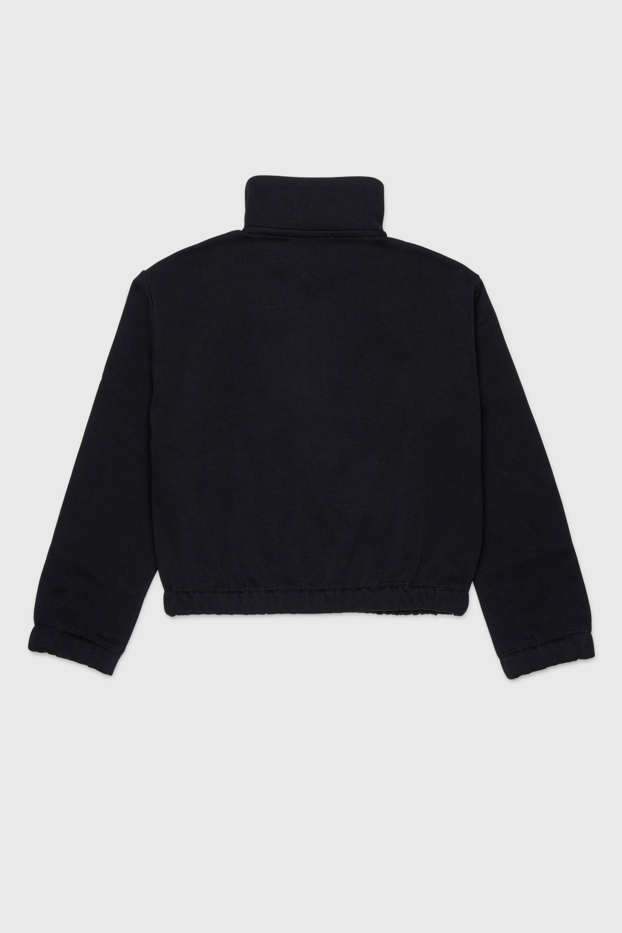 Diesel - SALILA, Damen Sweatshirt mit Rei&szlig;verschluss und Oval D Logo in Schwarz - 2