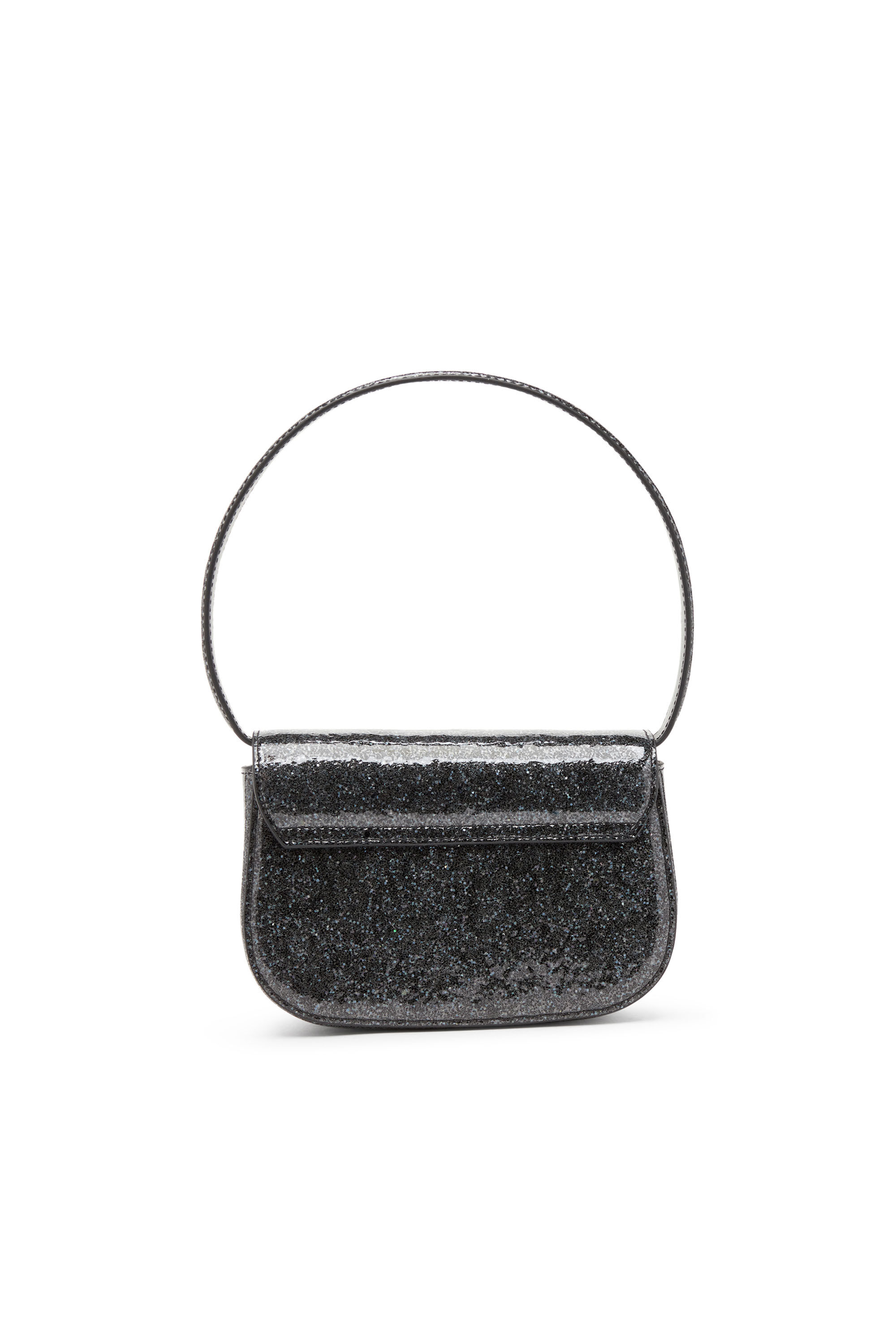 Diesel - 1DR, Damen 1DR-Kultige Schultertasche mit Macro-Glitter in Schwarz - 3