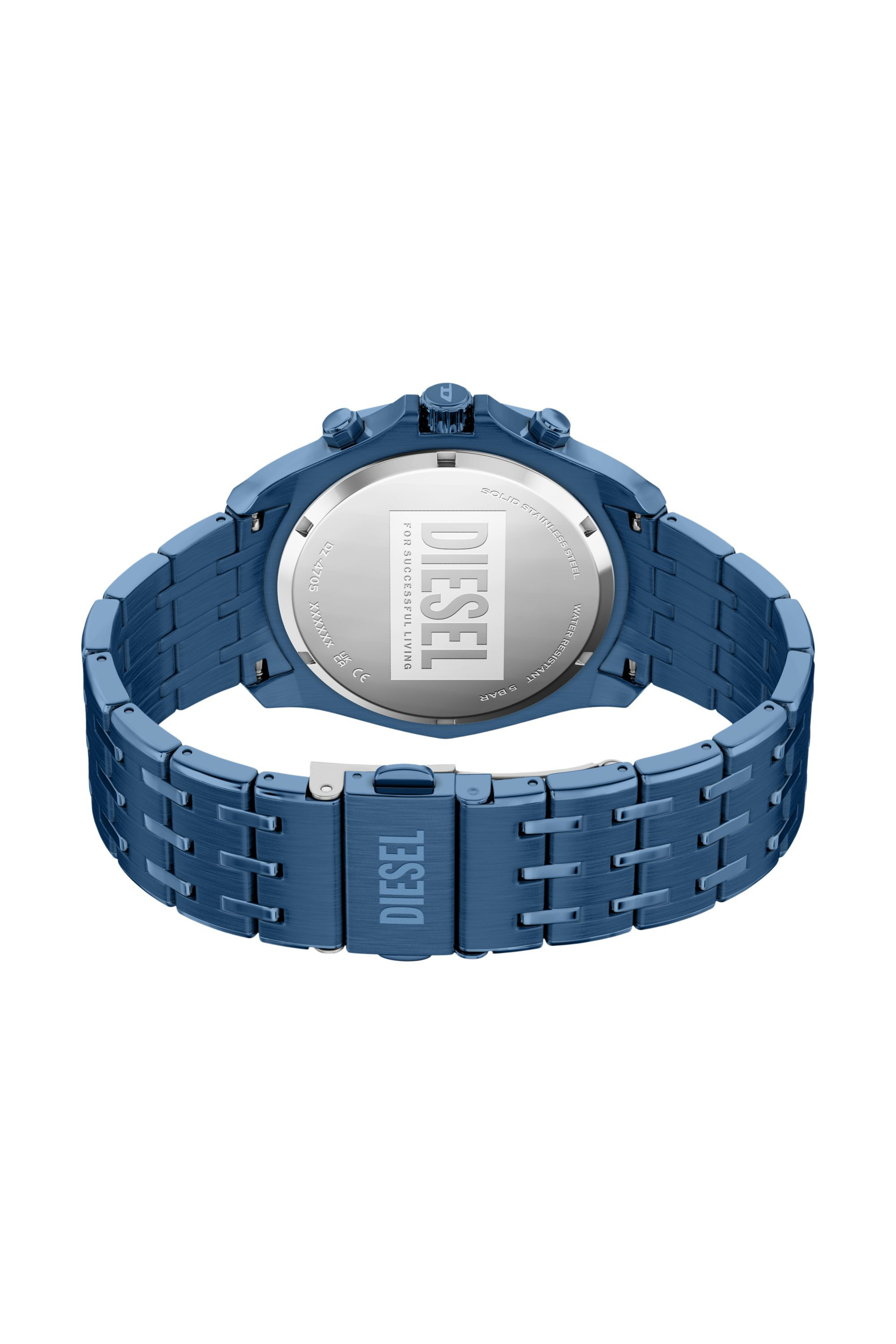 Diesel - DZ4705 WATCH, Herren Stinger Uhr aus blauem Edelstahl in Blau - 5