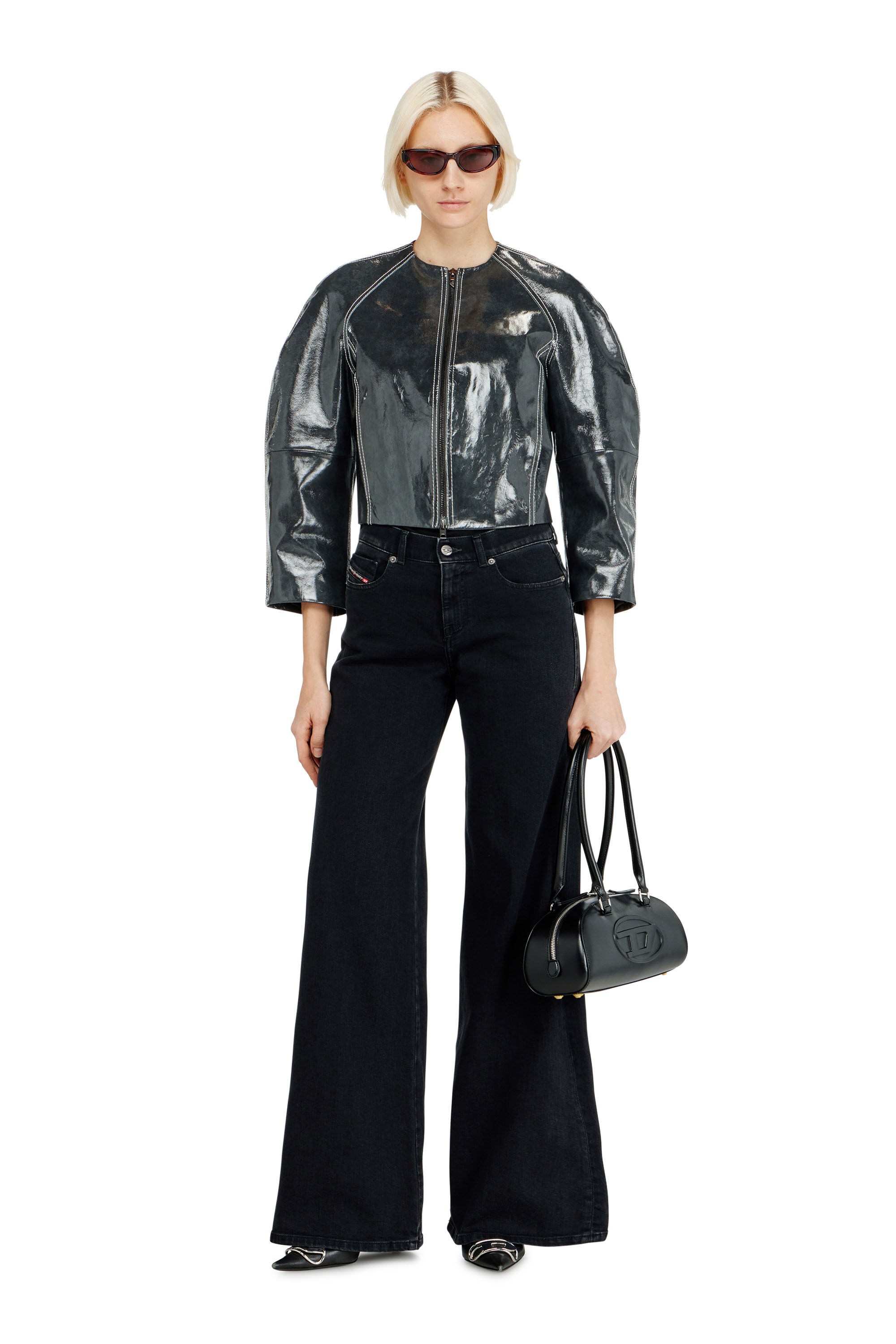 Diesel - Damen Flare Jeans 1978 D-Akemi 09N89, Schwarz/Dunkelgrau - 1