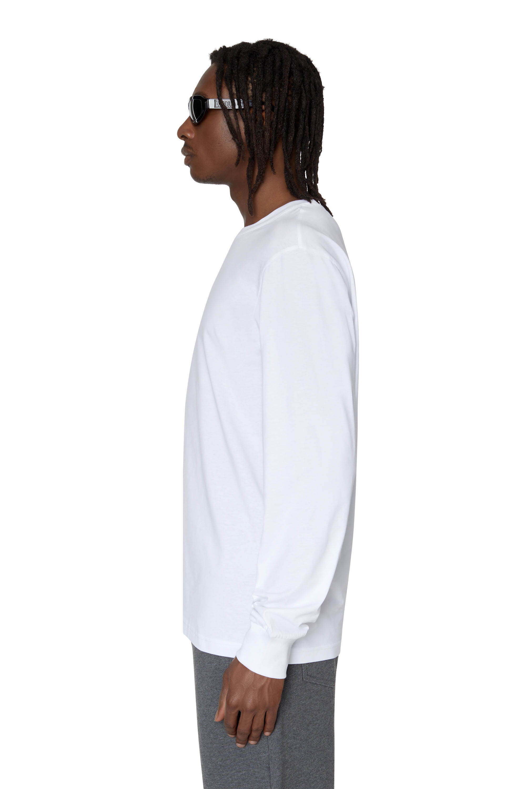 Diesel - T-JUST-LS-D, Weiß - Image 5