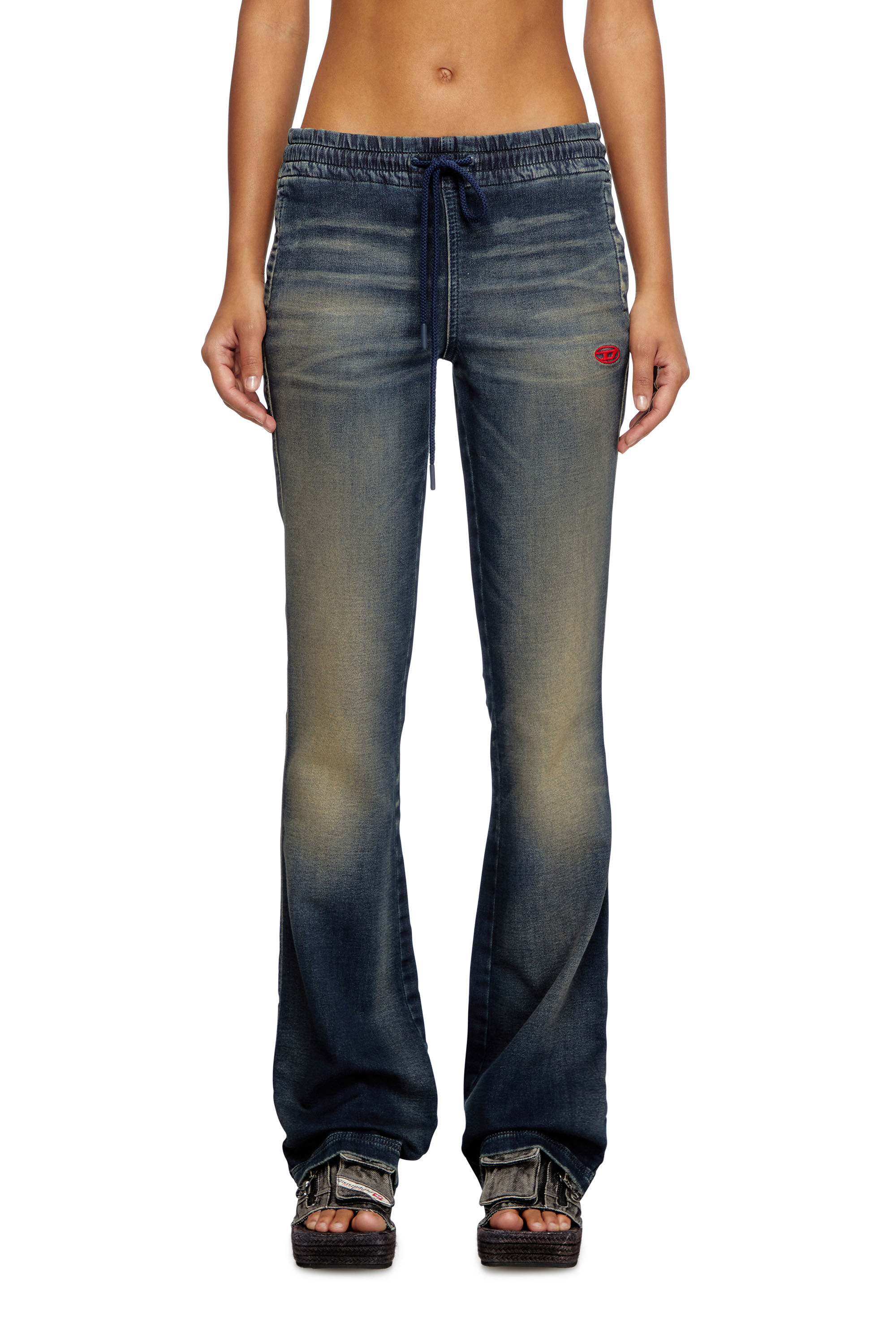 Diesel - Damen Bootcut 2069 D-Ebbey Joggjeans® 068PM, Dunkelblau - 3