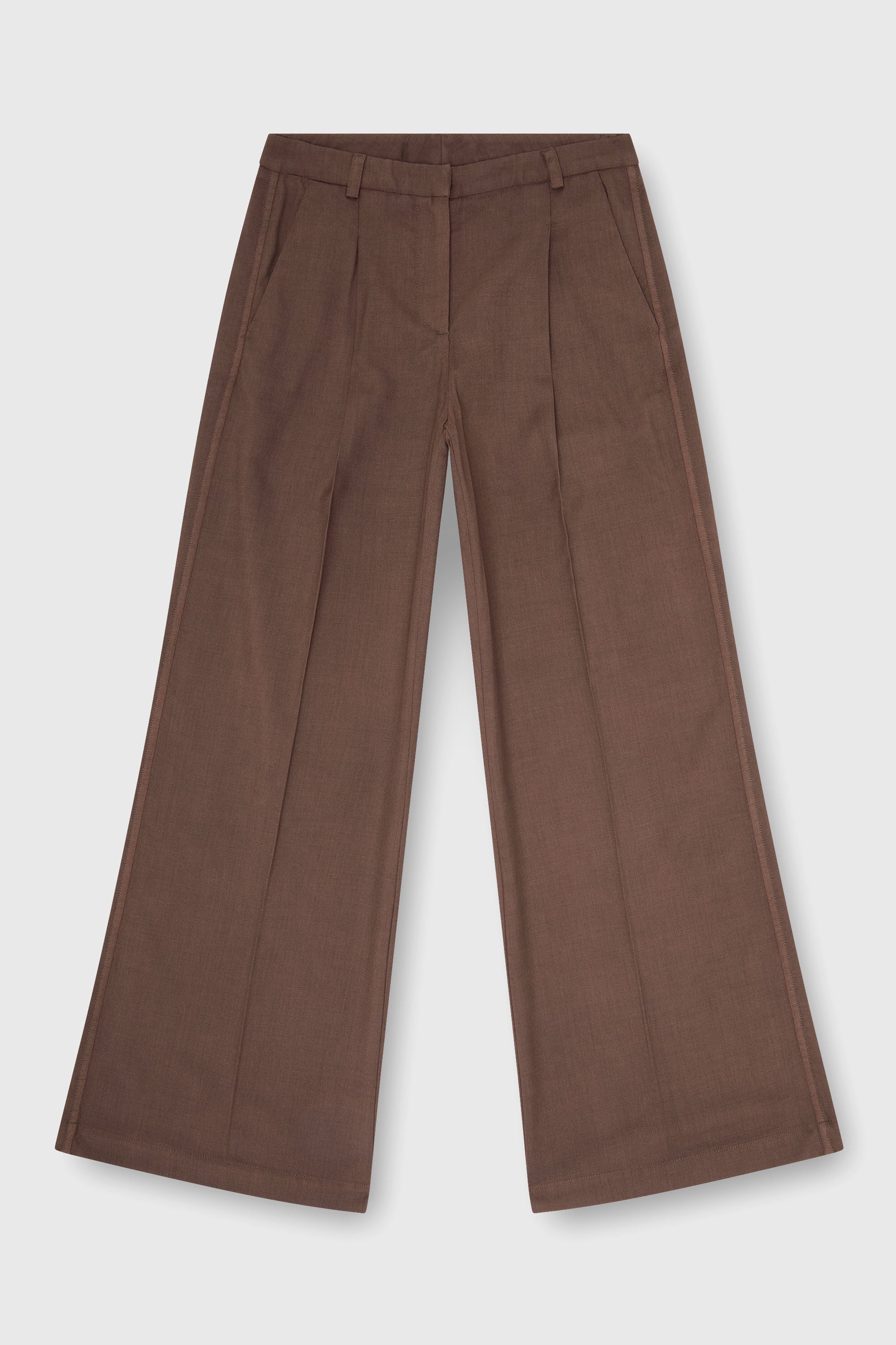 Diesel - P-ARIDE, Damen Weit geschnittene Hose aus stretch wool in null - 2