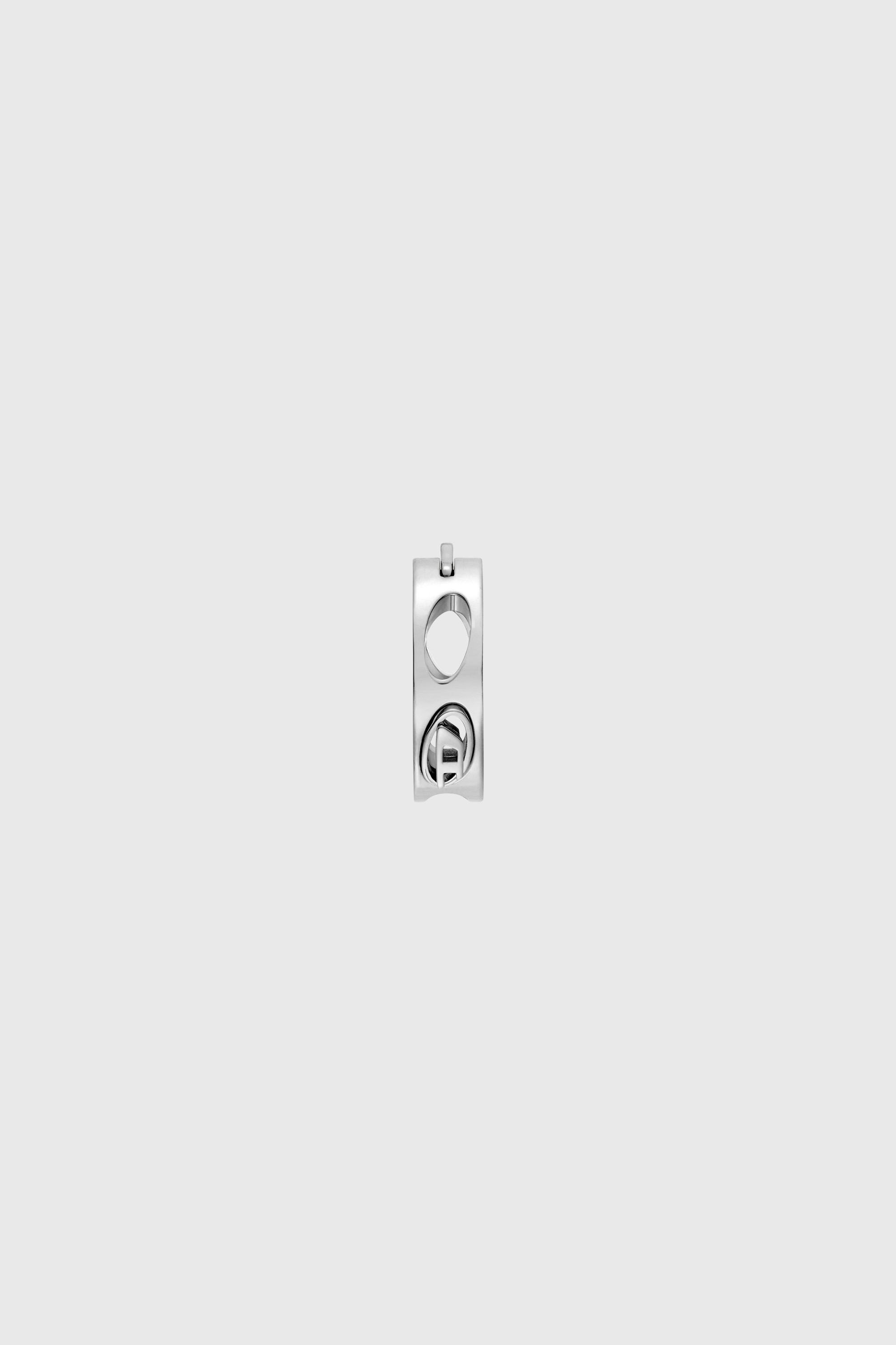 Diesel - DX166440 JEWELLERY, Unisex Edelstahl-Creolen in Silber - 1