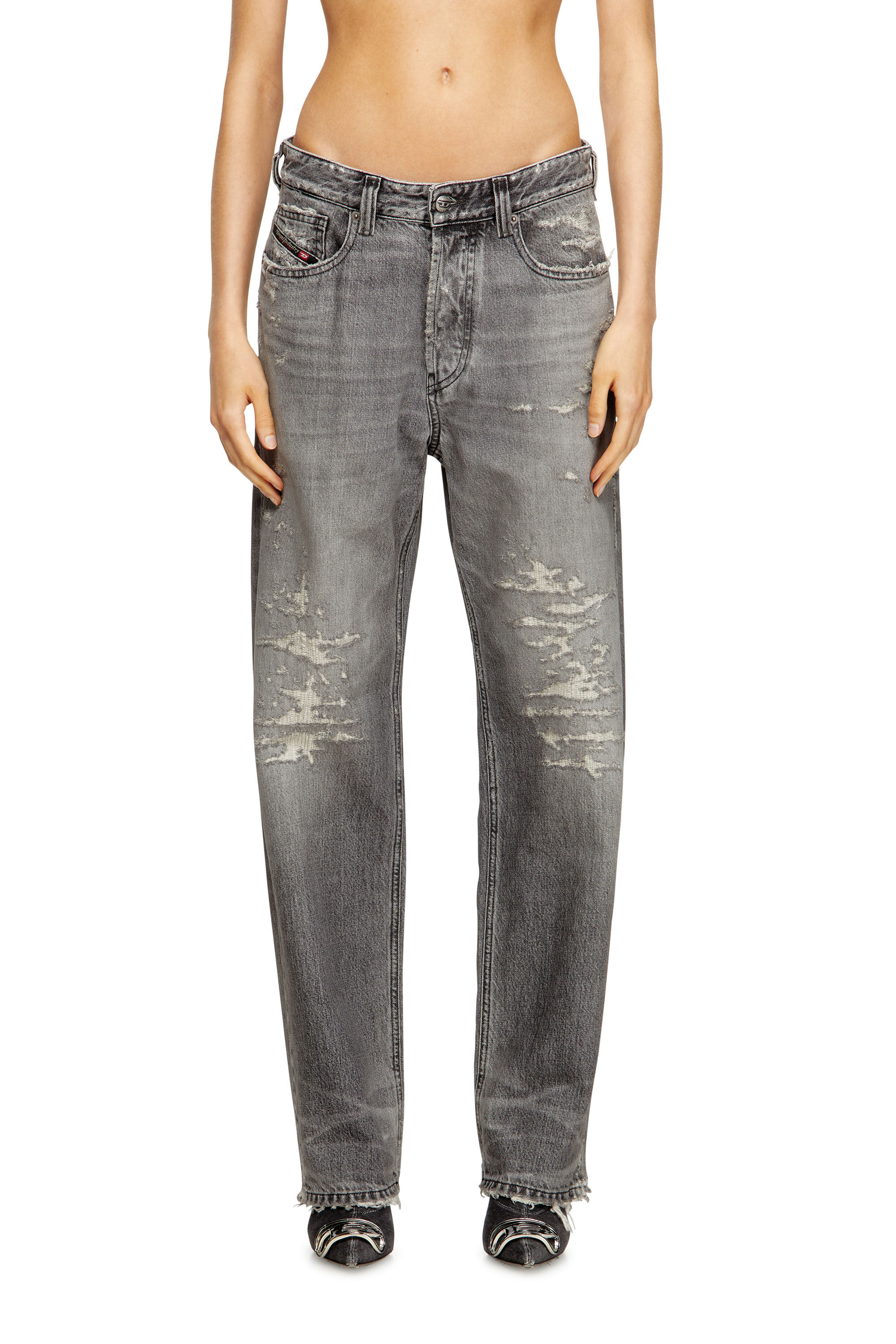 Diesel - Damen Regular Jeans 1988 D-Ark 09M64, Grau - 3