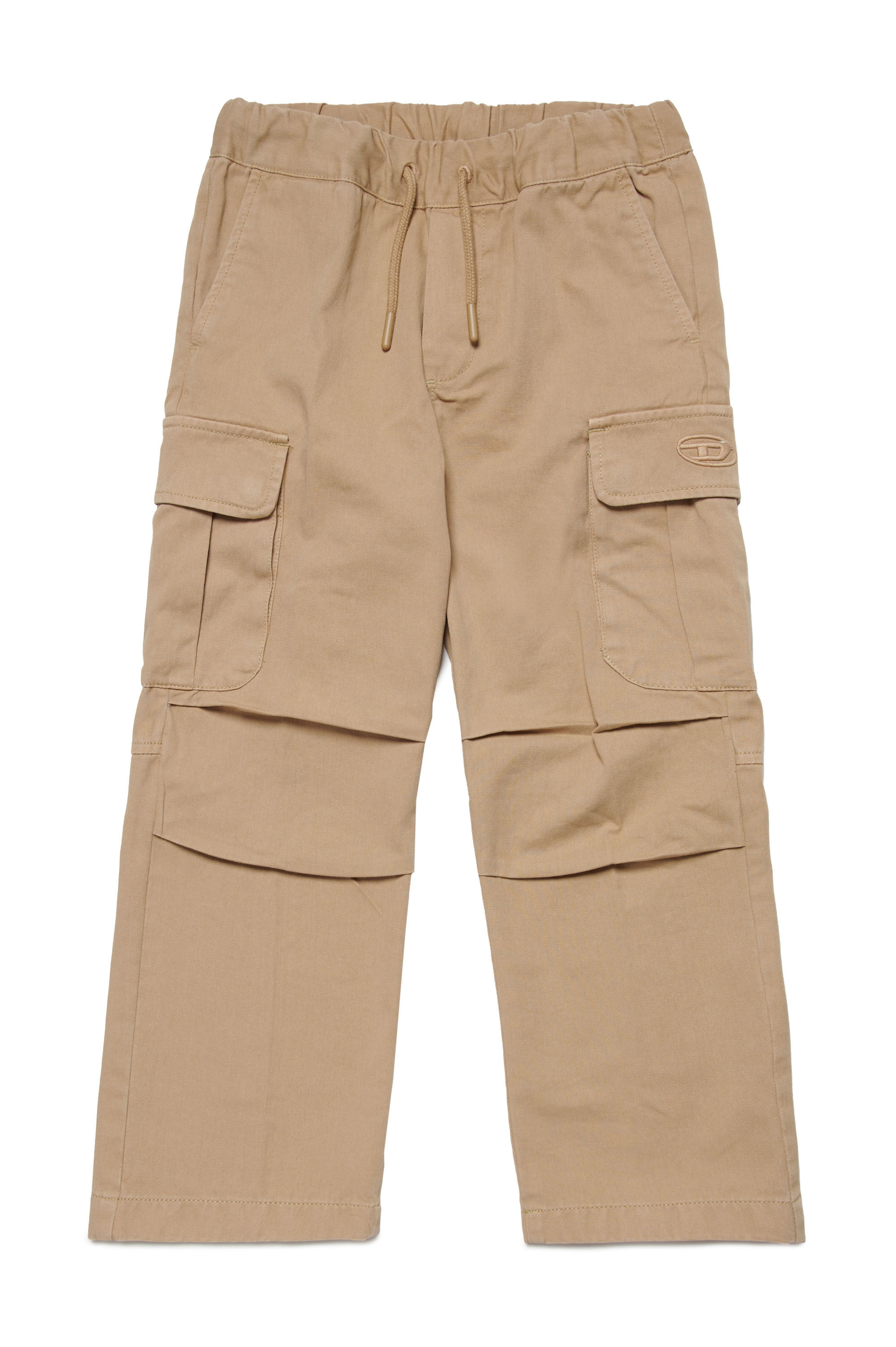 Diesel - PICAR, Man Cargo pants in cotton twill in Brown - Image 1