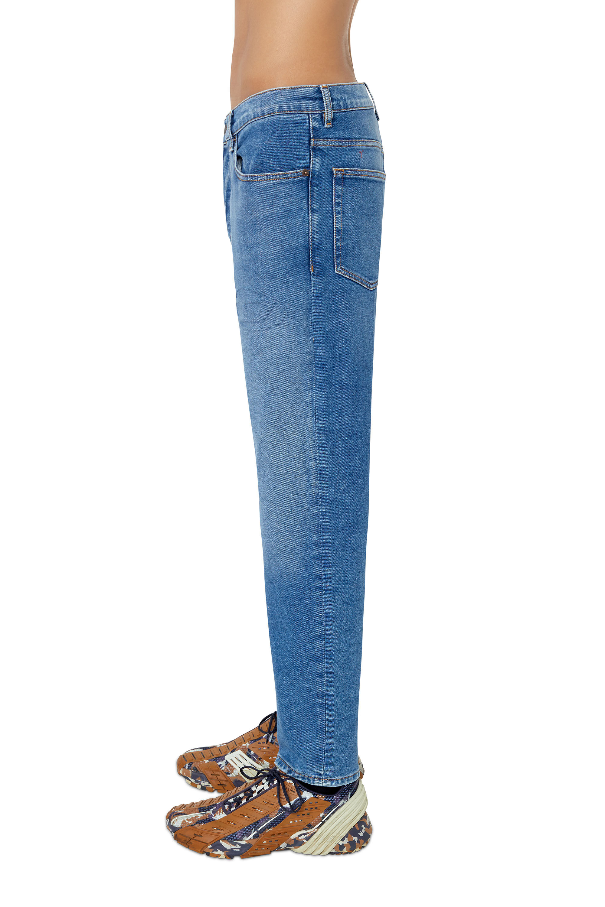 Diesel - 2005 D-FINING 09E34 Tapered Jeans, Mittelblau - Image 5