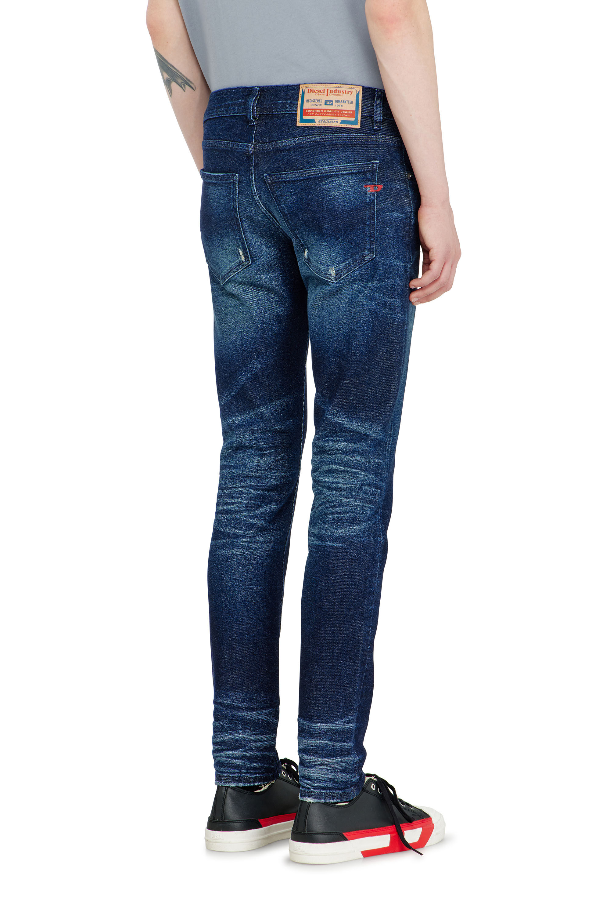 Diesel - Herren Slim Jeans 2019 D-Strukt 0KBBU, Dunkelblau - 5