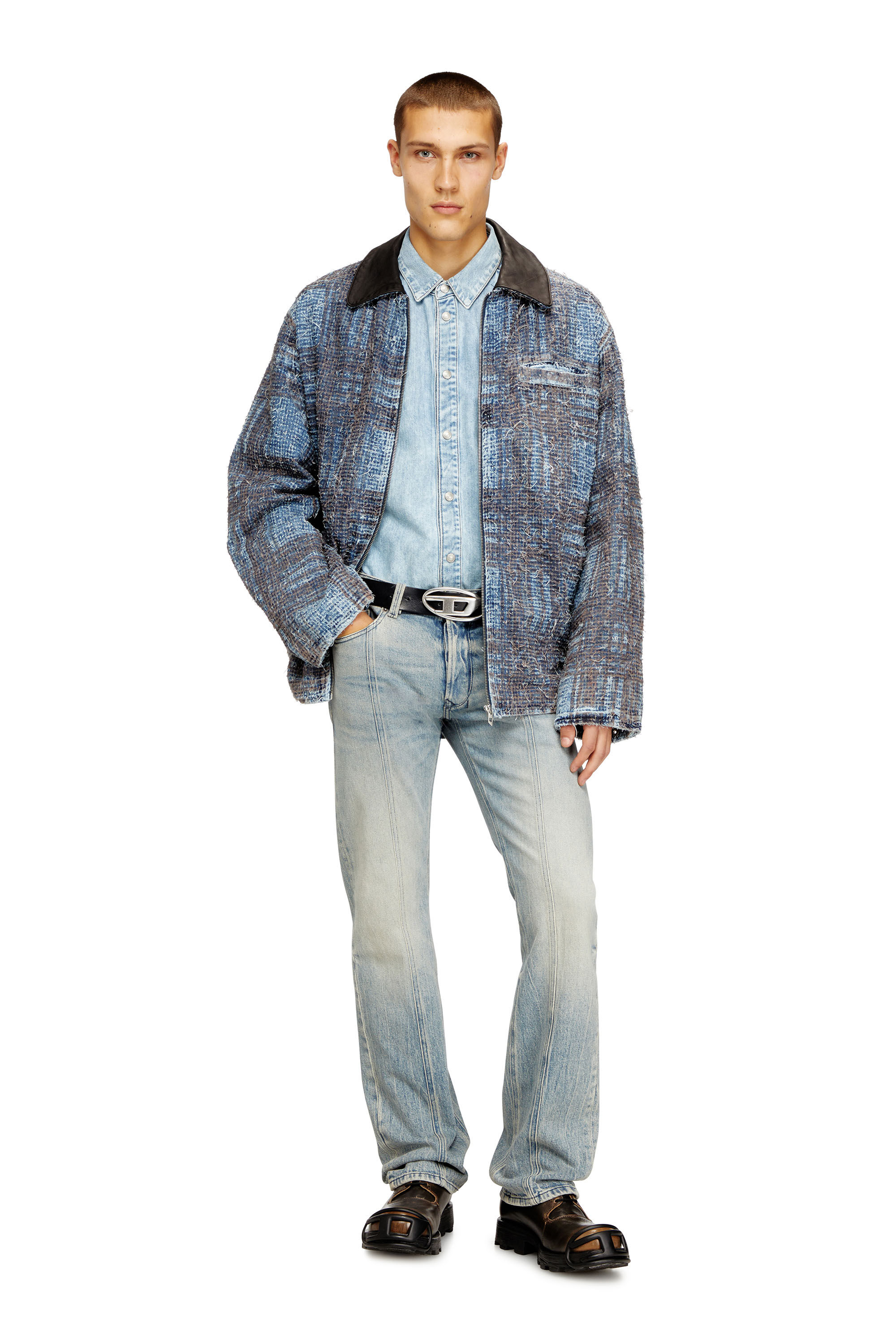 Diesel - Herren Regular Jeans 1985 Larkee 09N55, Hellblau - 1