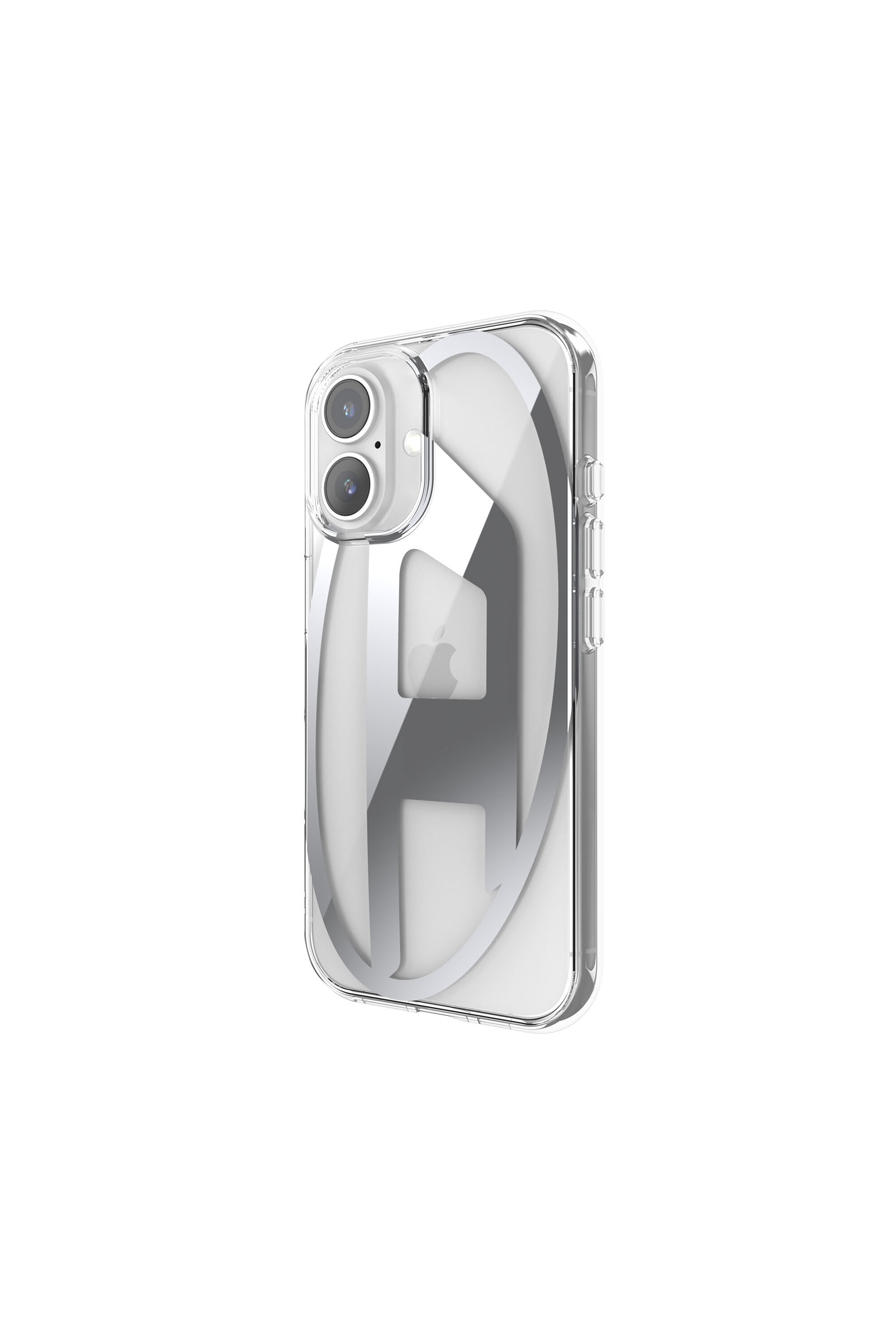 Diesel - 60139 AOP CASE, Unisex Oval D Mirror Case for iP 16 in Silber - 4