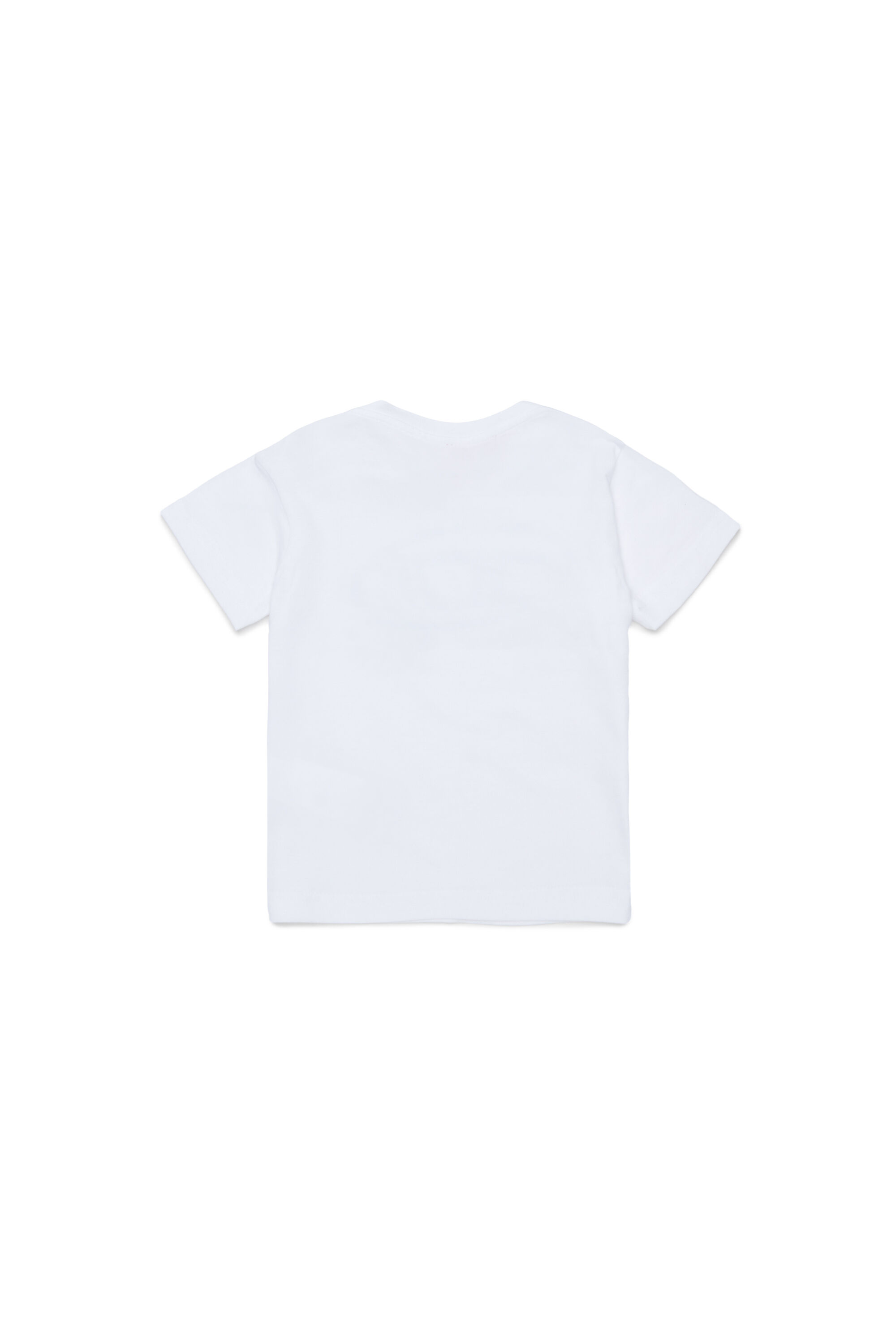 Diesel - TIELB, Herren Baumwoll-T-Shirt mit Oval D Print in Wei&szlig; - 2
