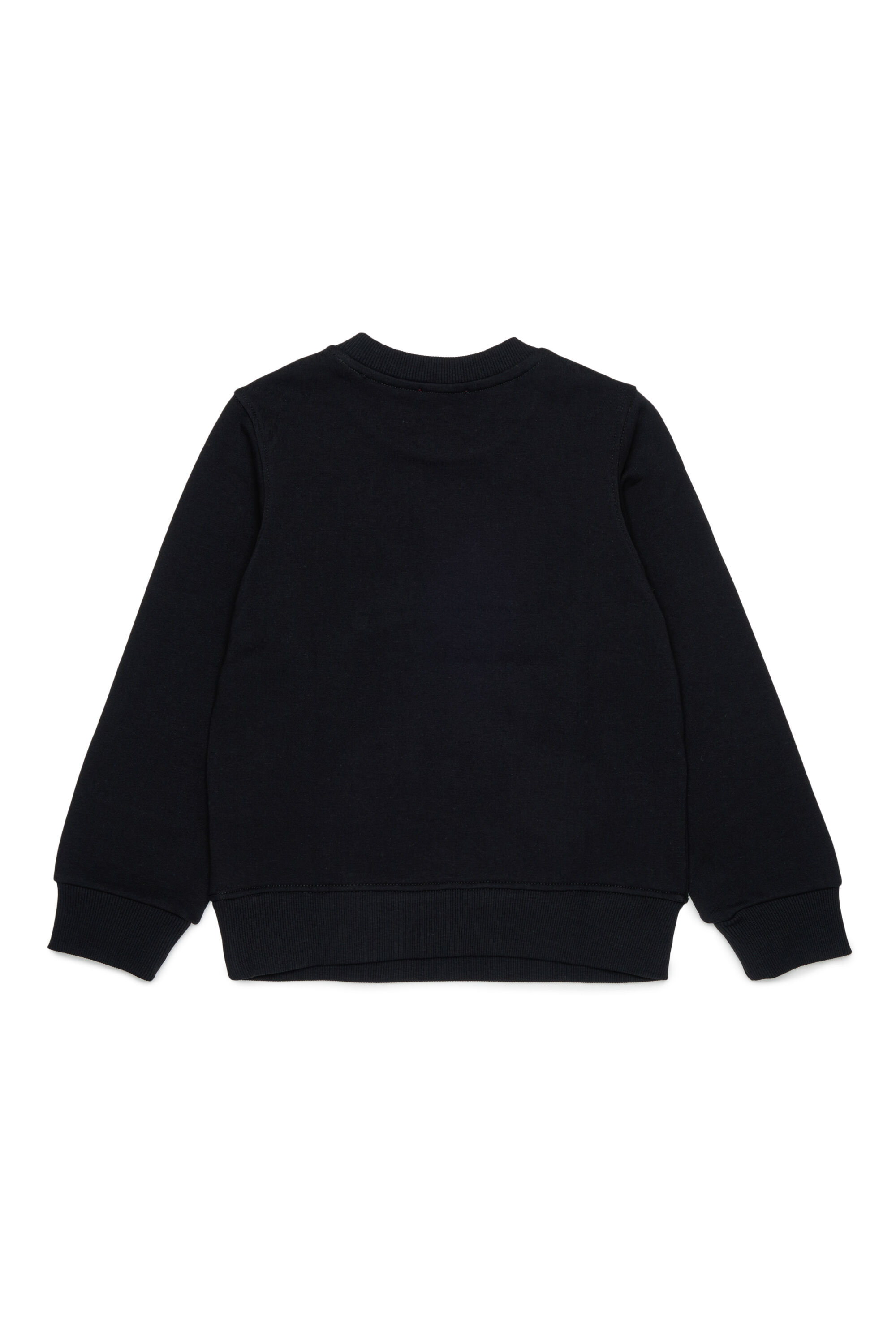 Diesel - SLOMIX, Herren Sweatshirt mit logo im distressed-look in Schwarz - 2
