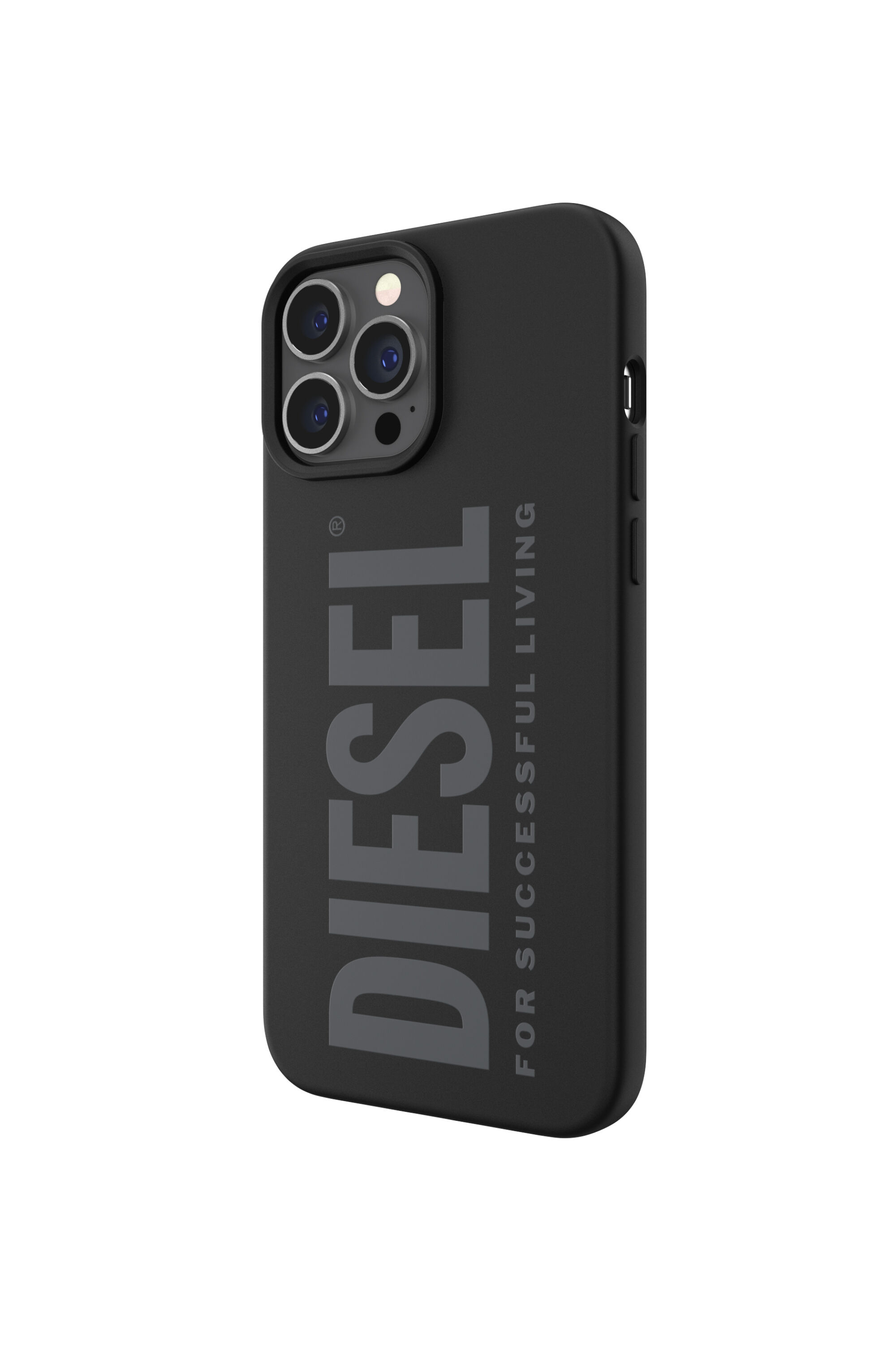 Diesel - 47164 SILICONE CASE, Unisex Silikon Case für iPhone 13 Pro Max in Schwarz - 4