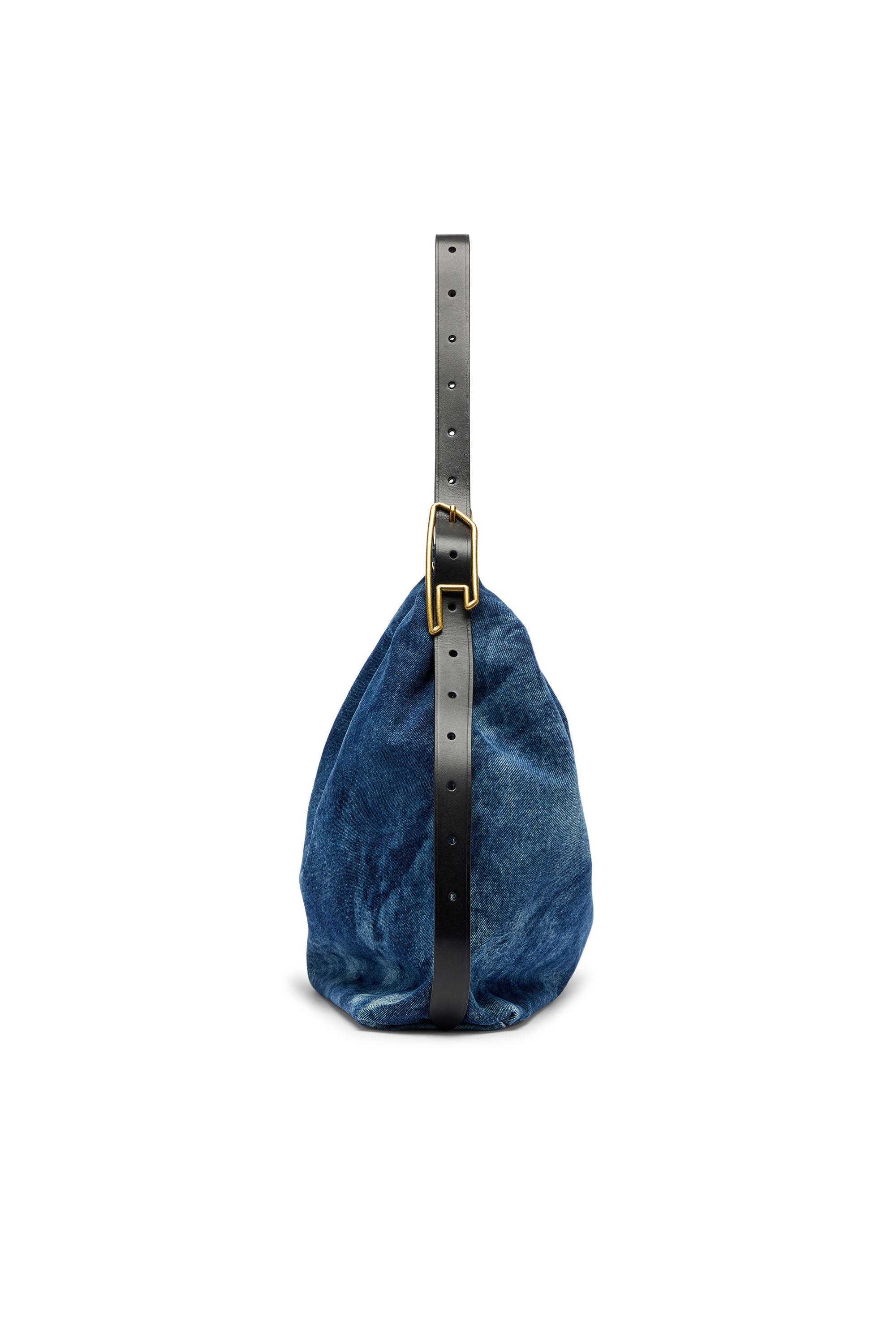 Diesel - D-LINE HOBO, Damen D-Line-Denim Hobo-Tasche in Mittelblau - 5