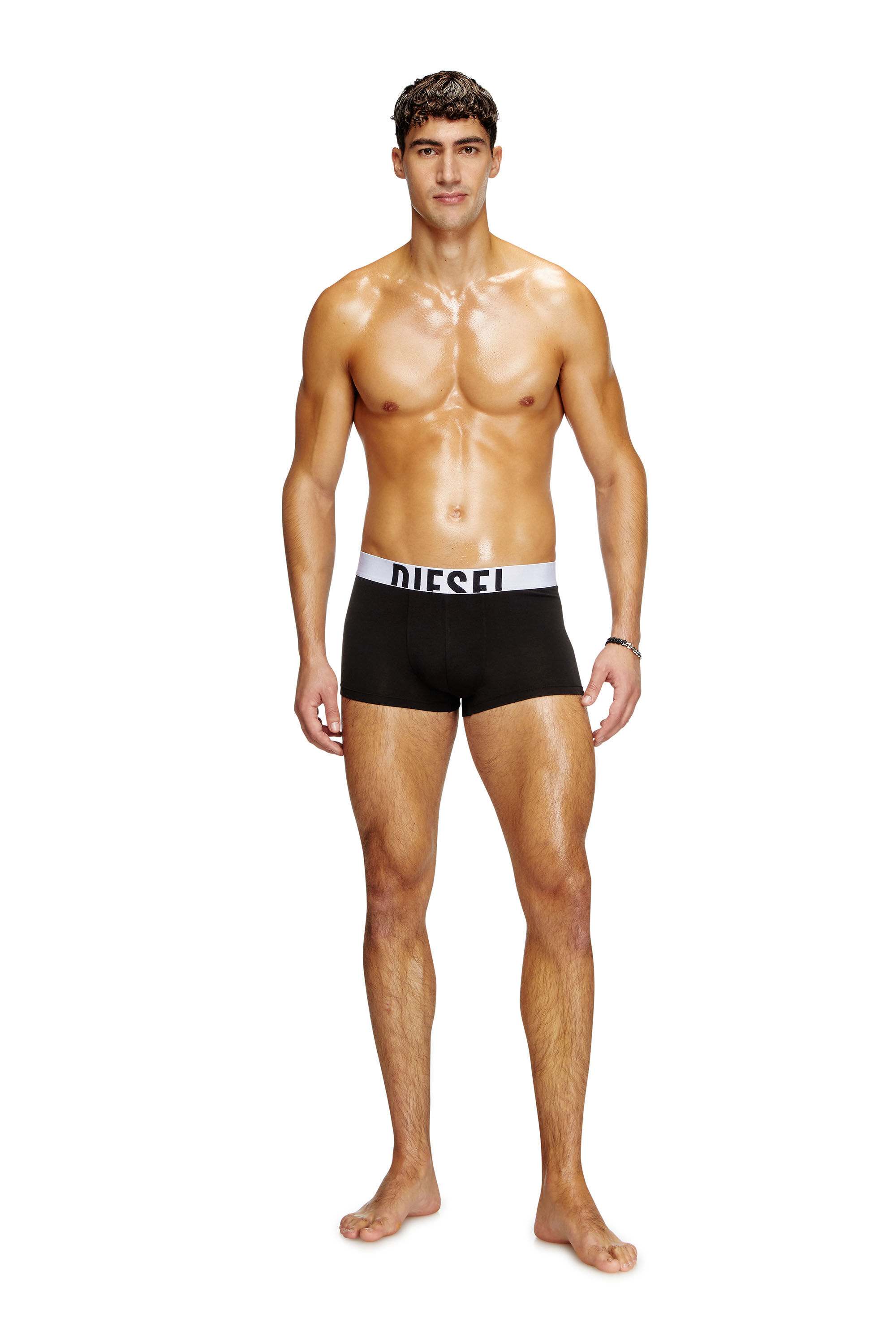 Diesel - DAMIEN-D-POP-3PACK-40, Herren Retropants im Dreierpack aus Baumwollstretch in Bunt/Schwarz - 1
