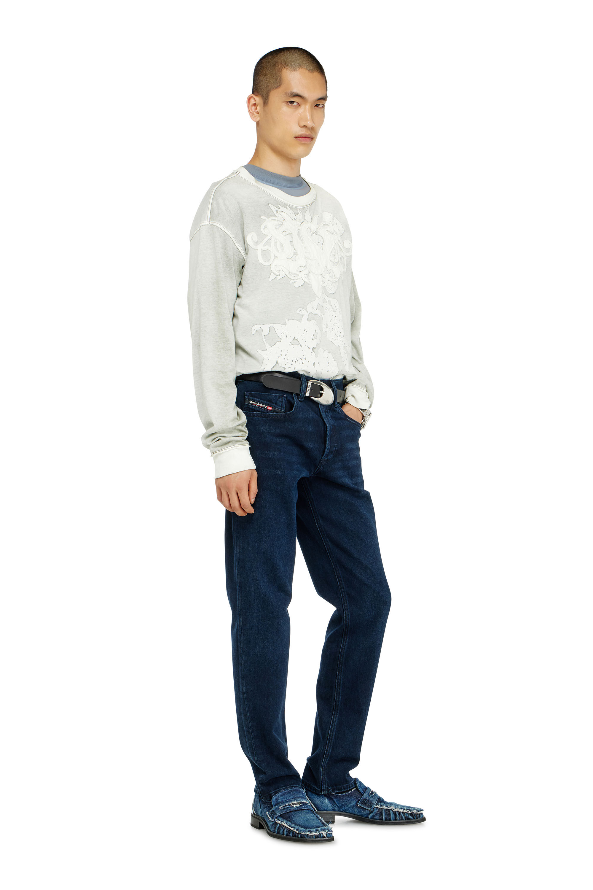 Diesel - Herren Regular Jeans 2023 D-Finitive 0KBBJ, Dunkelblau - 2
