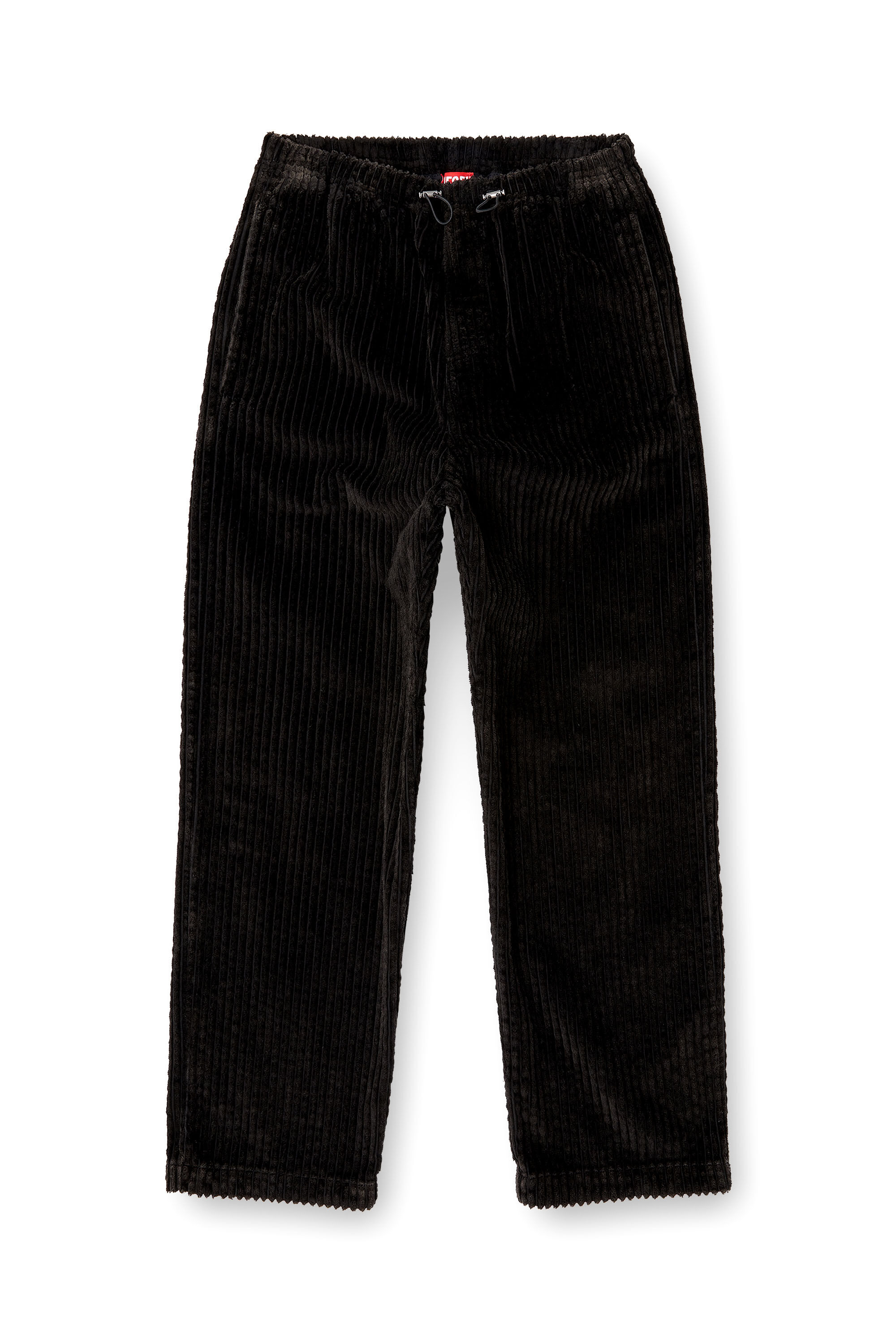 Diesel - P-MARTIAL, Man's Corduroy pants with drawstring in Brown - 2