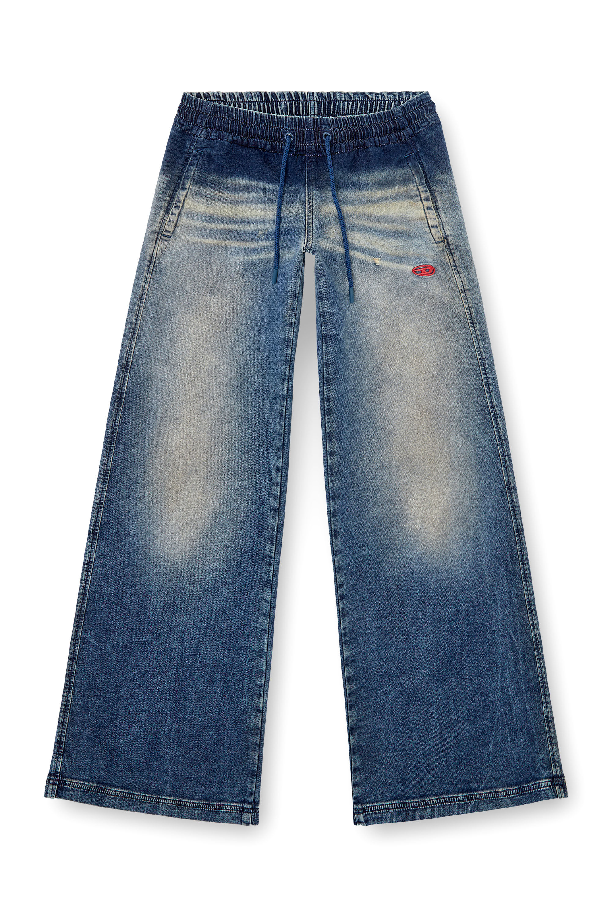 Diesel - Damen Relaxed 2078 D-Ainty Joggjeans® 068PQ, Mittelblau - 2
