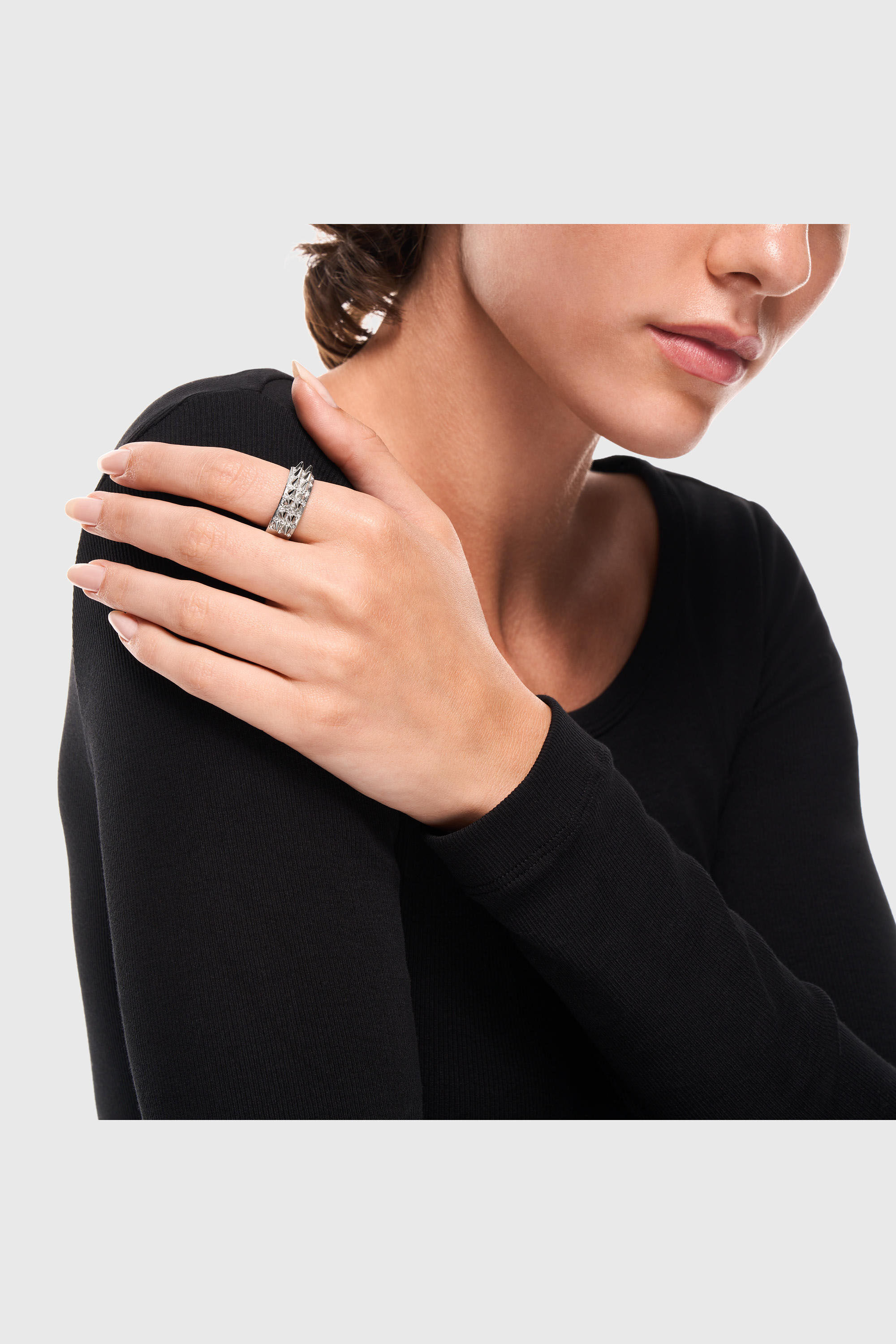Diesel - DX1723040, Unisex Bandring aus Edelstahl in Silber - 4