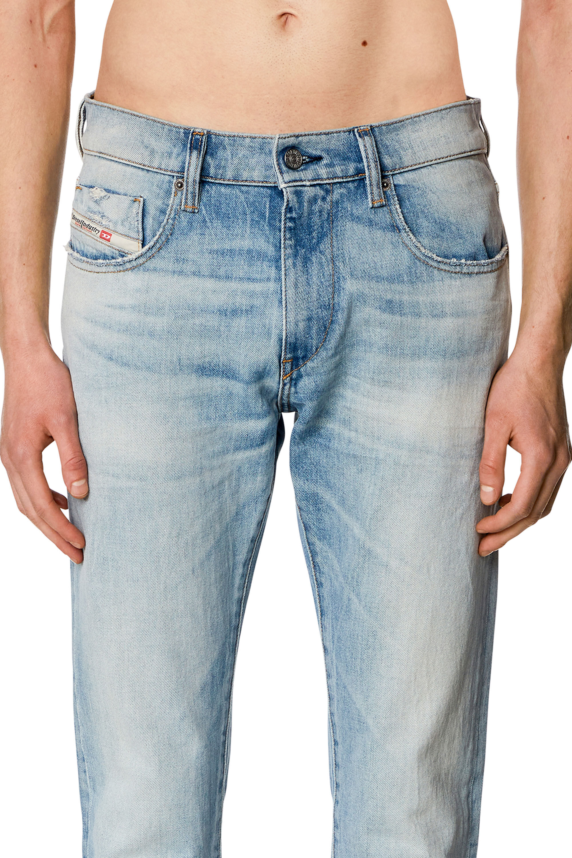 Diesel - Slim Jeans 2019 D-Strukt 0DQAB, Hellblau - Image 5