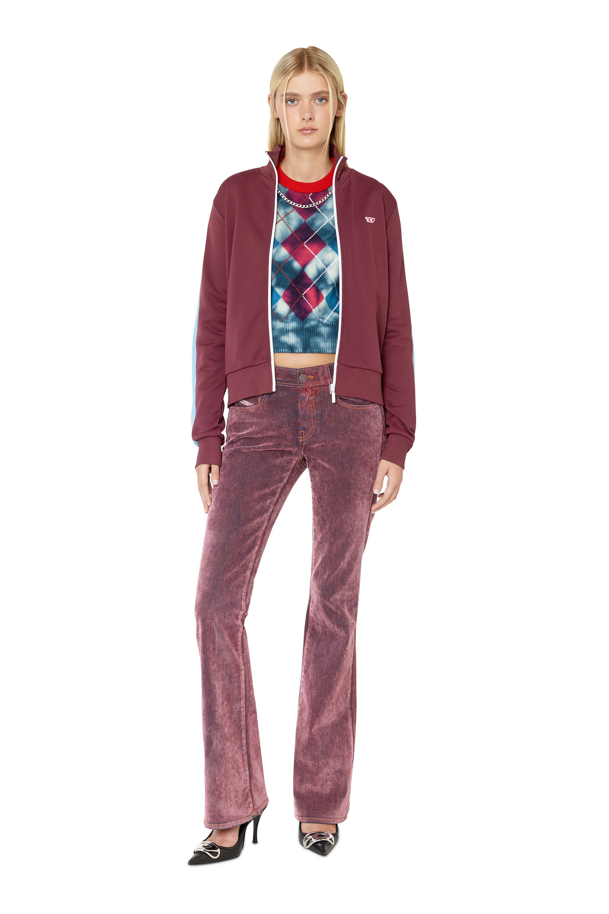 Diesel - 1969 D-EBBEY 0ELAH Bootcut and Flare Jeans, Rosa - Image 1