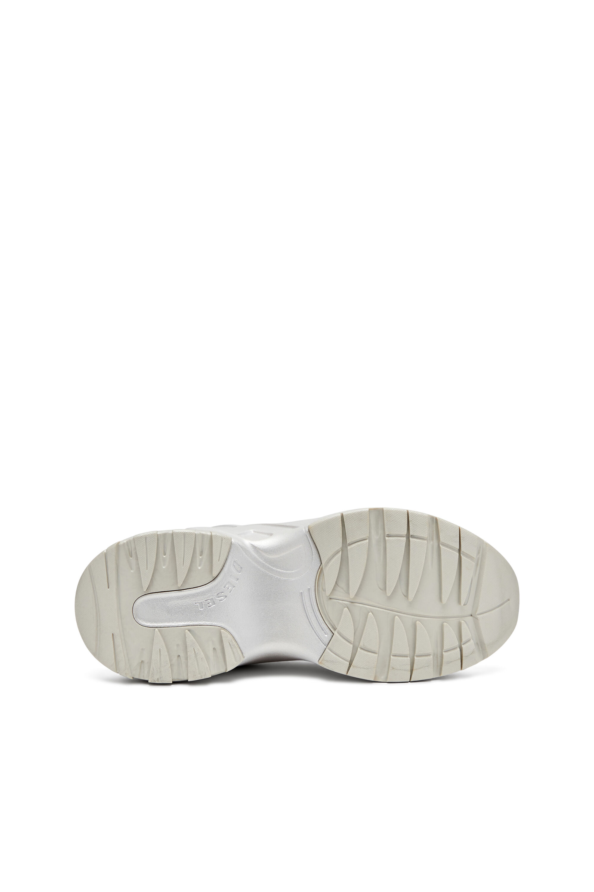 Diesel - S-D-RUNNER MULE X, Unisex S-D-Runner-Pantoletten in Metallic-Optik in Silber - 5