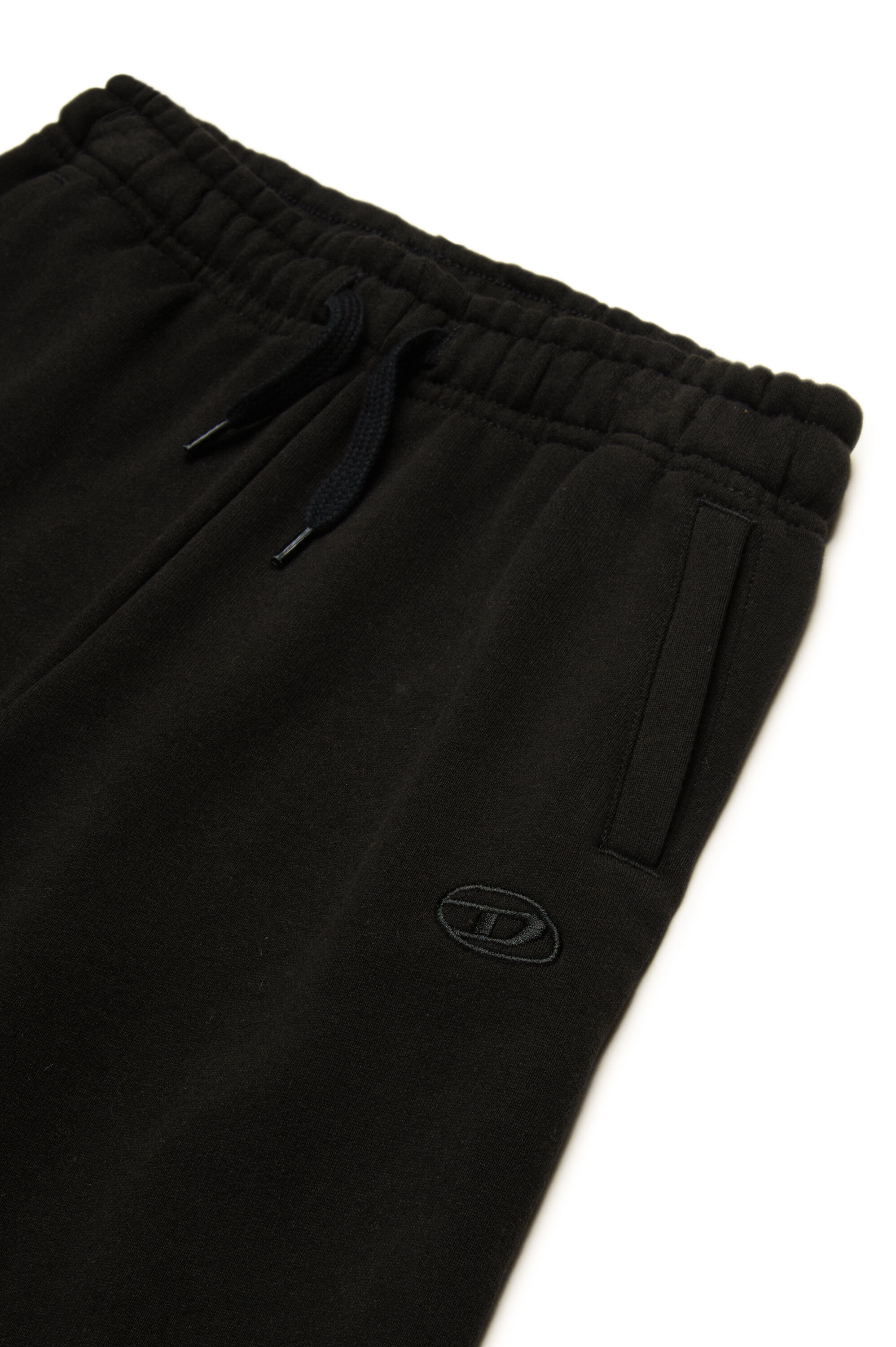 Diesel - PBETTYMEGOVALD, Herren Sweatshorts mit Oval D-Stickerei in Schwarz - 3