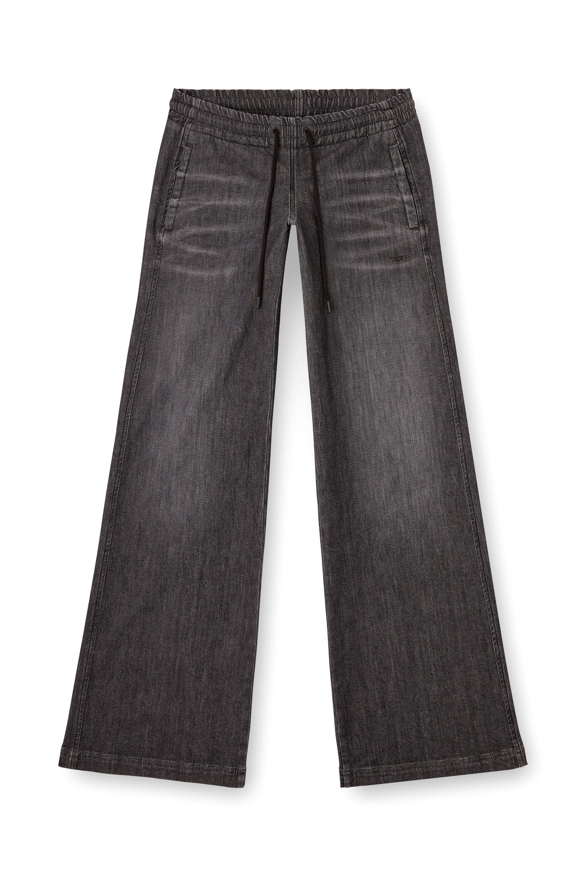 Diesel - Damen Relaxed 2078 D-Ainty Joggjeans® 09M66, Schwarz/Dunkelgrau - 2