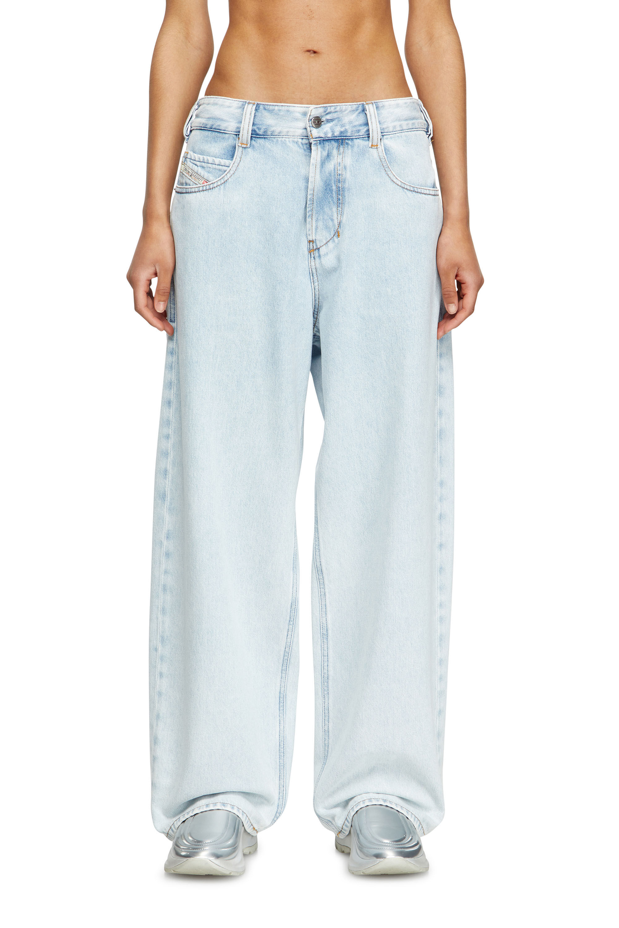 Diesel - Unisex Relaxed Jeans 1997 D-Enim-M 09M74, Hellblau - 5