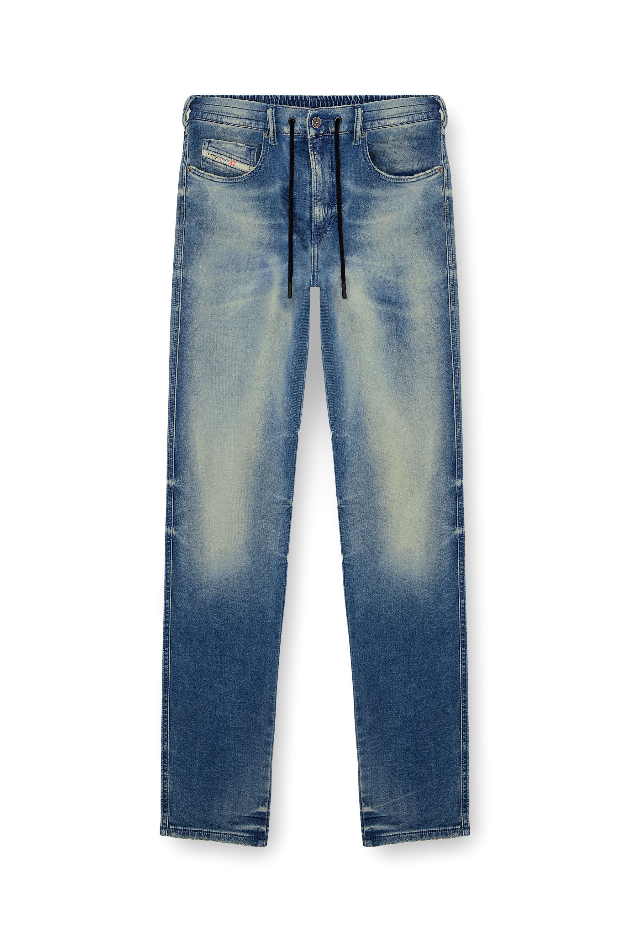 Diesel - Herren Slim 2060 D-Strukt Joggjeans® 068MG, Mittelblau - Image 2