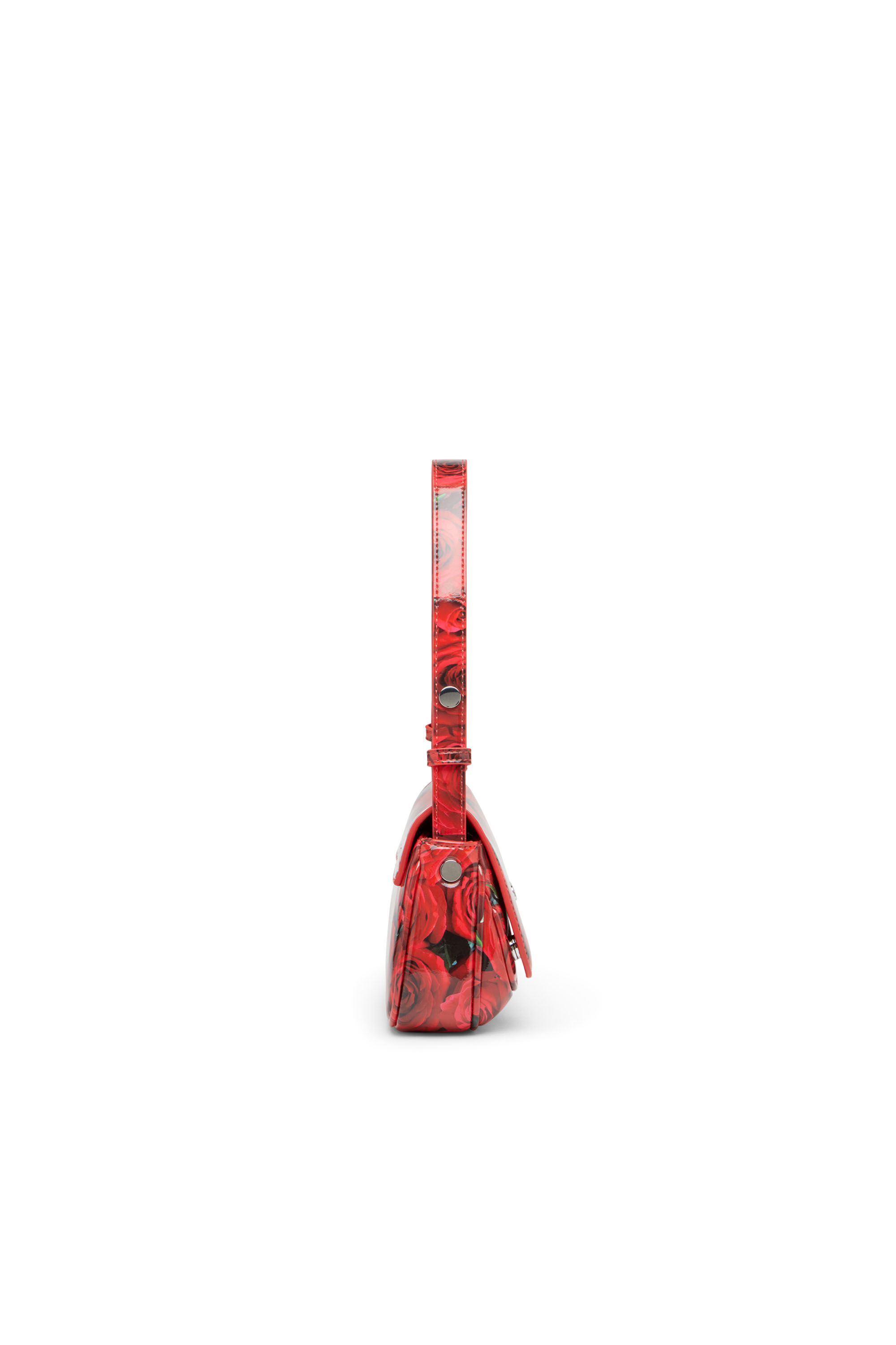 Diesel - PLAY CLUTCH, Damen Play-Glänzende Clutch mit Print in Rot - 4