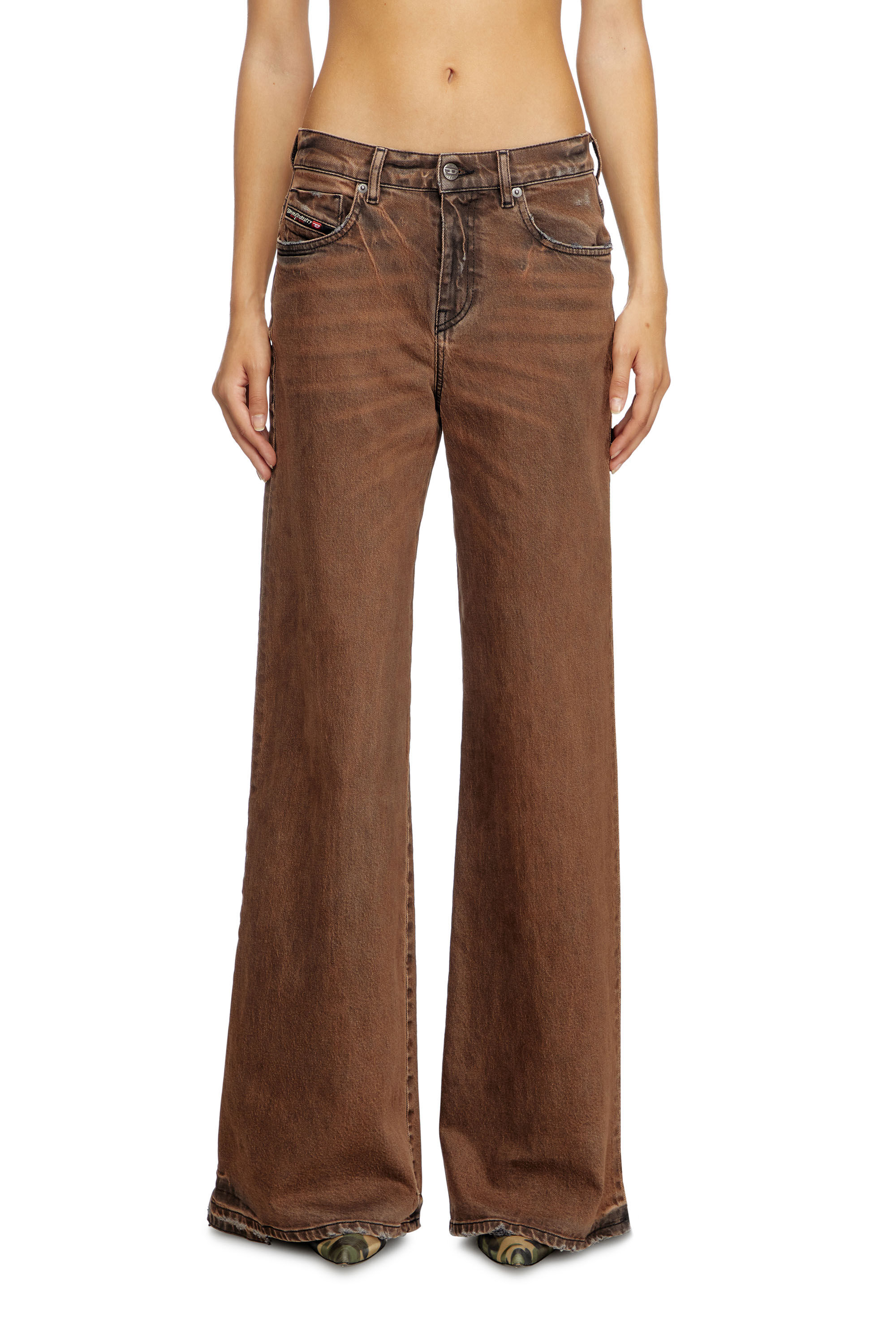 Diesel - Damen Flare Jeans 1978 D-Akemi 09L24, Braun - 3