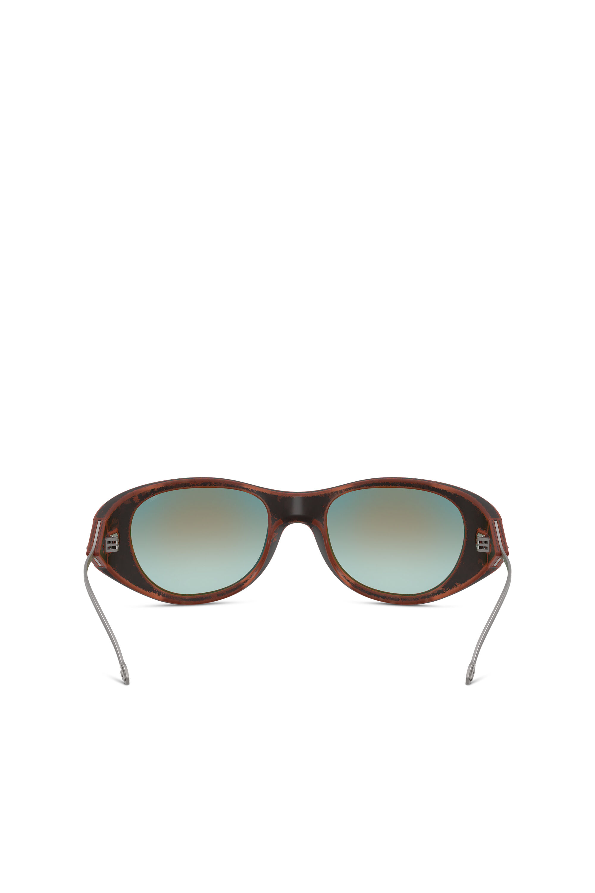 Diesel - 0DL3003, Unisex Ovale Sonnenbrille in Orange/Grau - 3