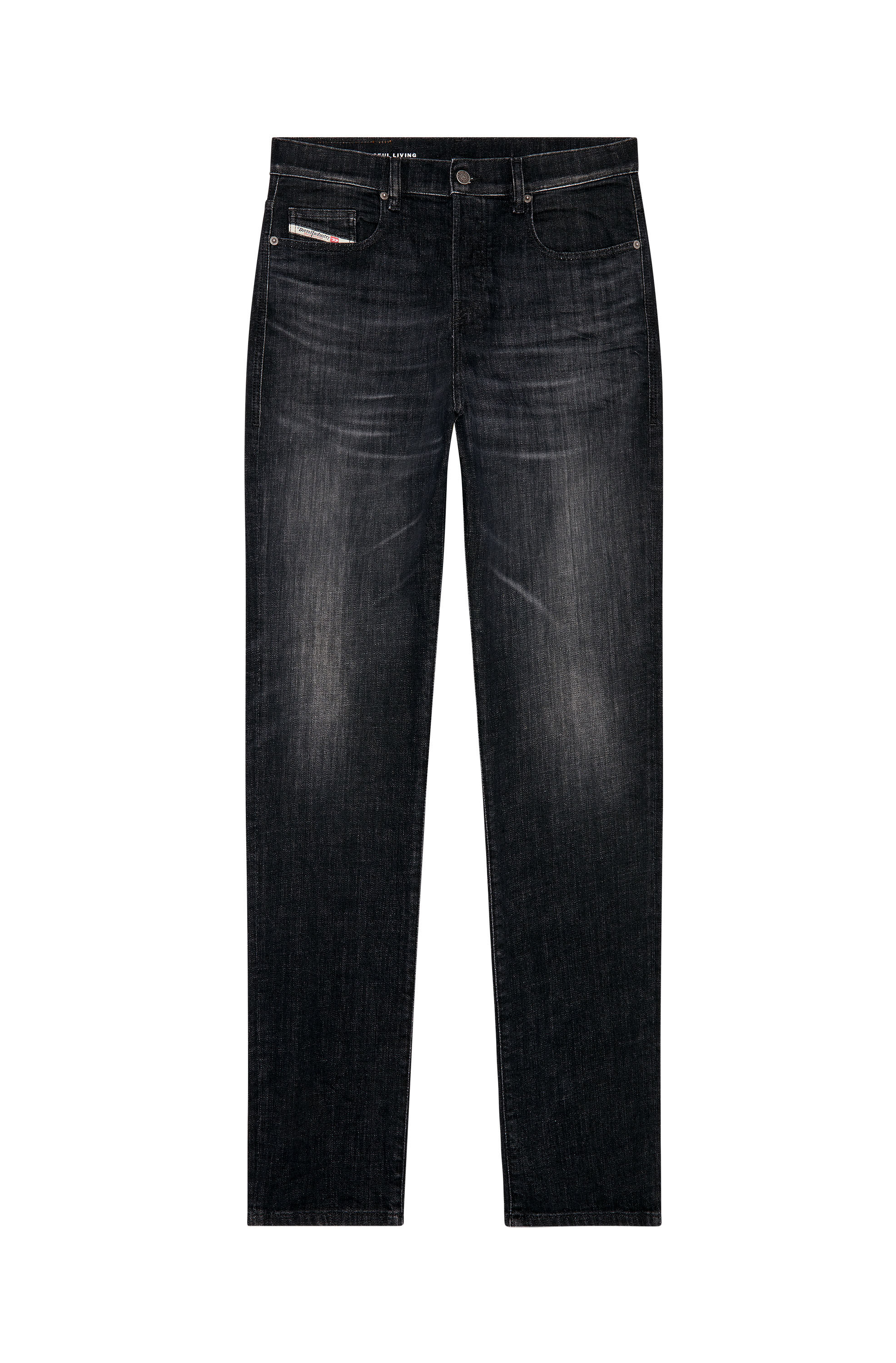 Diesel - Straight Jeans 2020 D-Viker 09H34, Schwarz/Dunkelgrau - Image 2